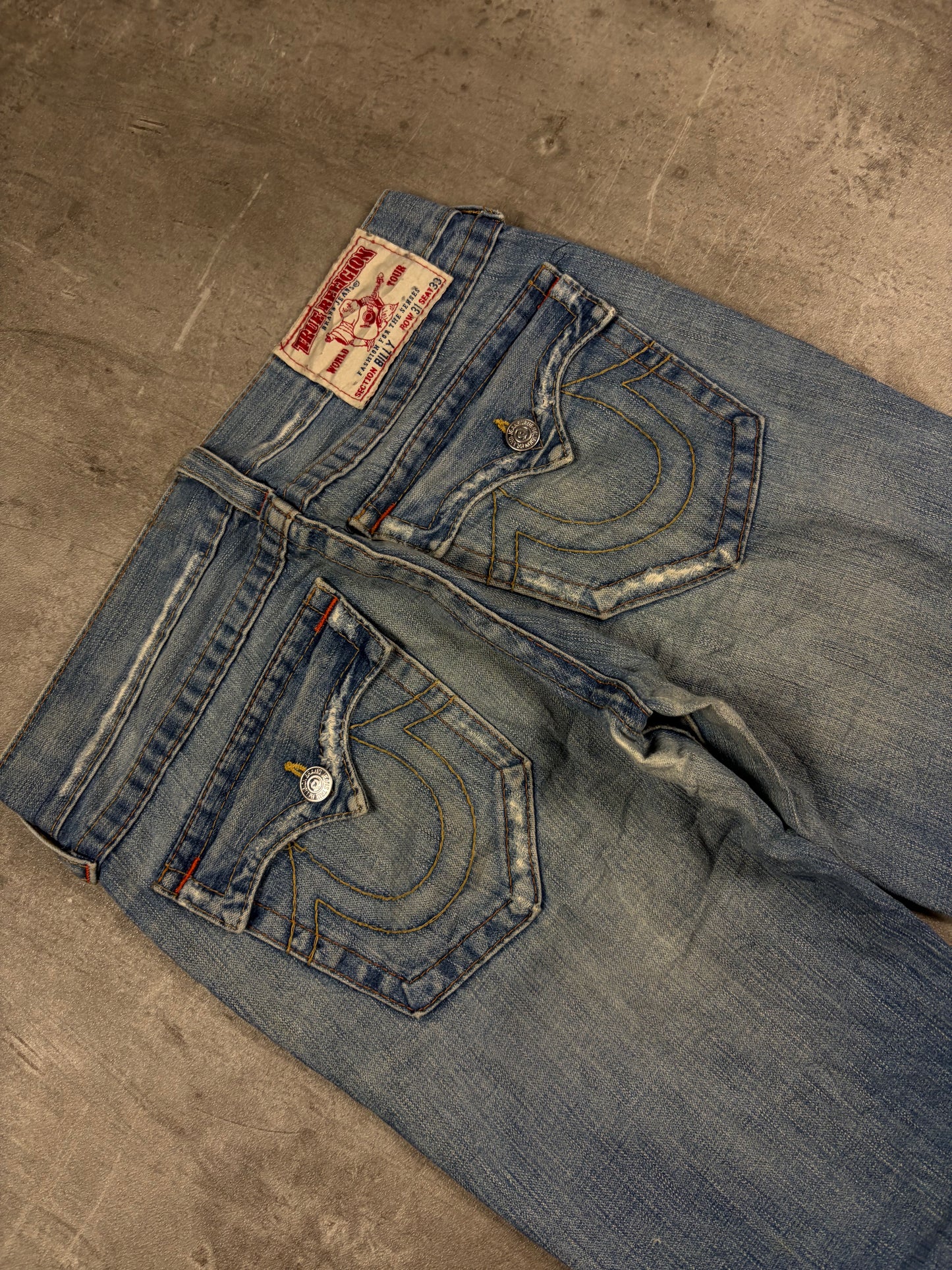 Rare Vintage True Religion Loose Fit Baggy Denim Pasha Jeans Pasha Style
