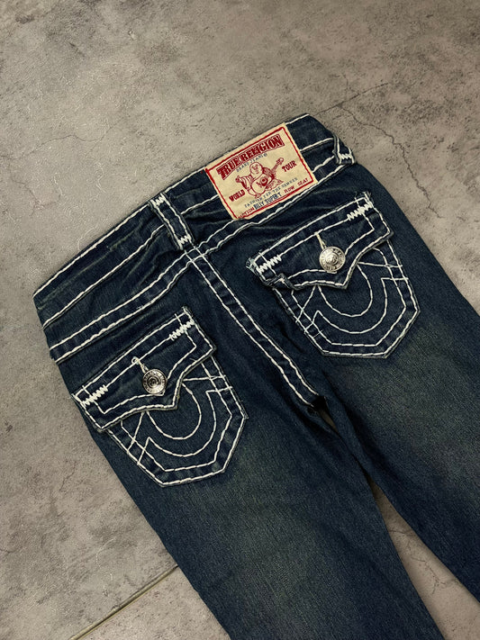 Lowwaist True Religion Straight Y2k Bootcut Jeans