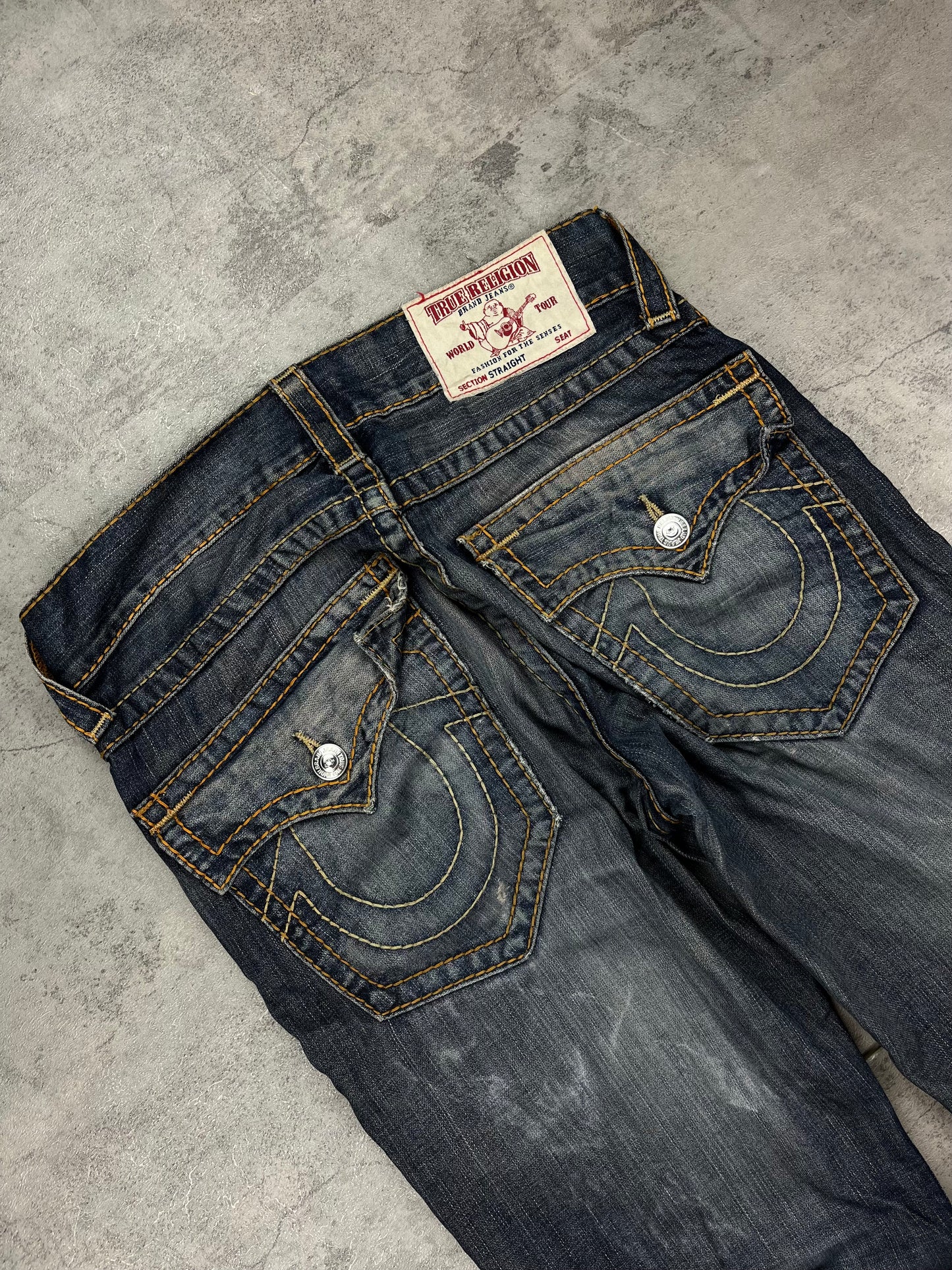 True Religion Vintage Y2k Straight Baggy Jeans
