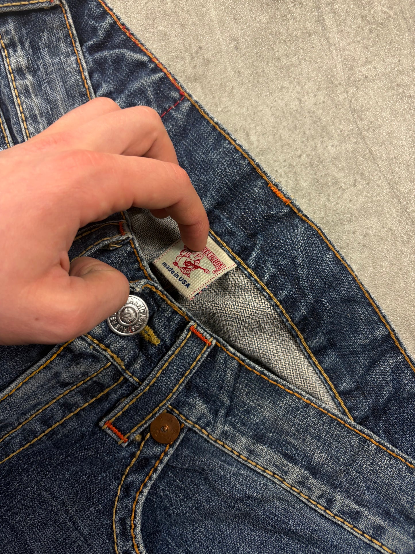 True Religion Baggy Pasha Style Jeans