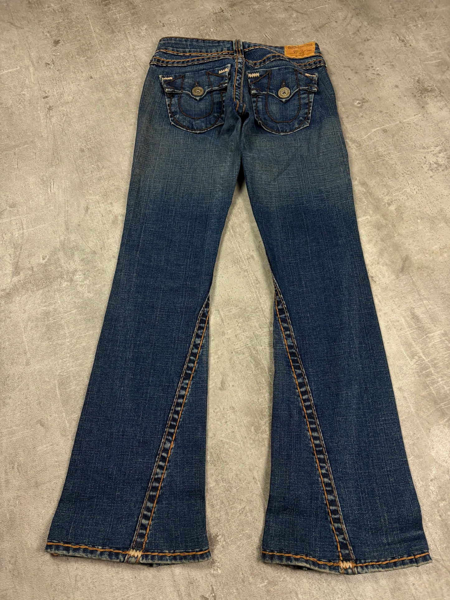 true religion jeans vintage low waist bootcut y2k