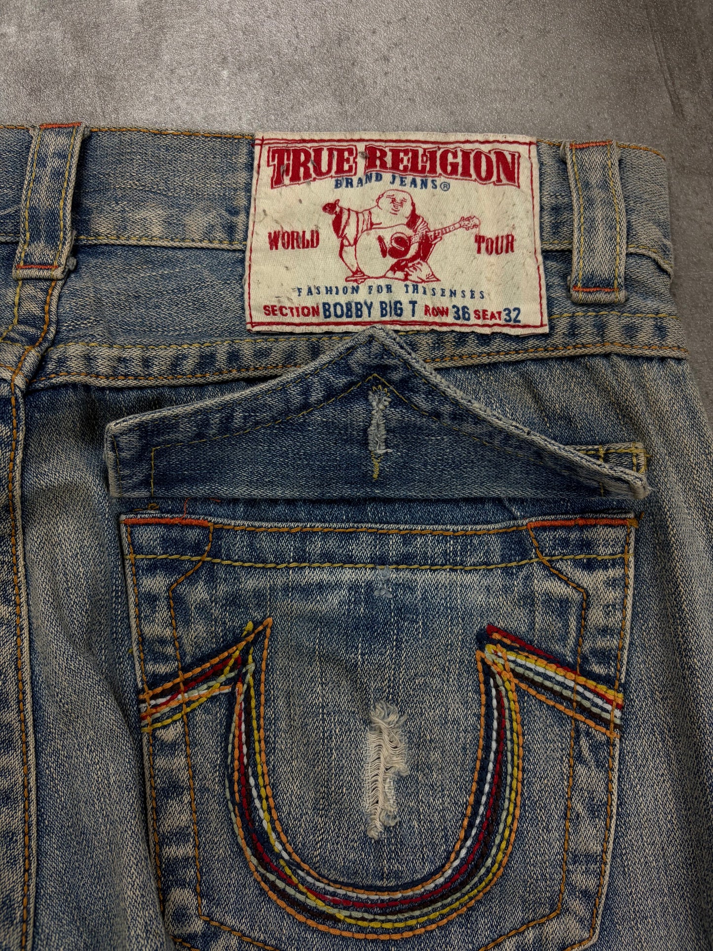 True Religion Jeans Bootcut Herren Vintage