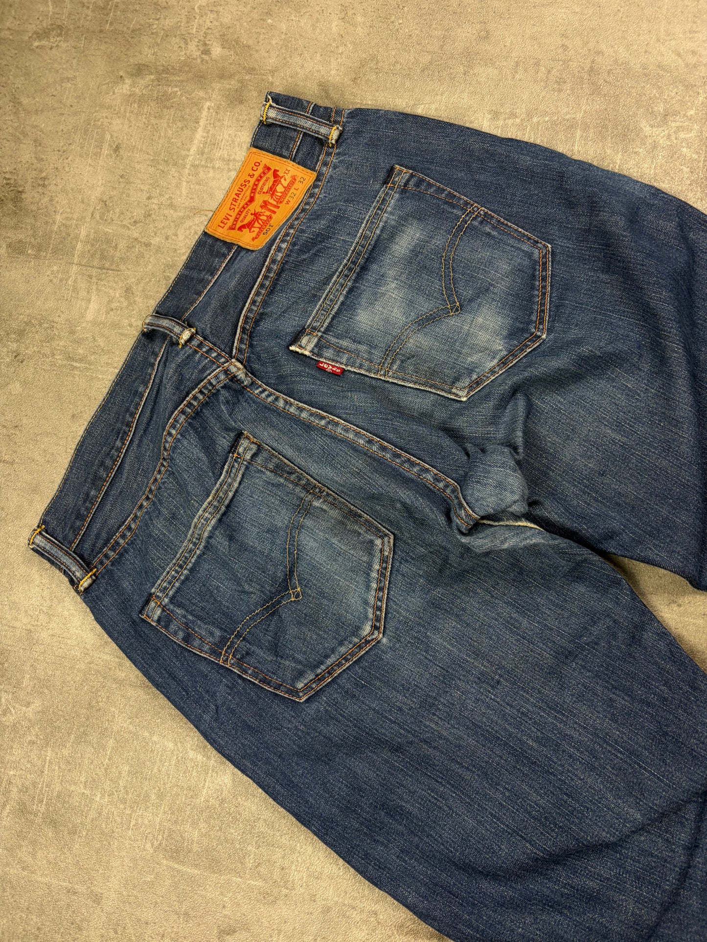 Levis 501 Herren Jeans Straight Bootcut Retro Look