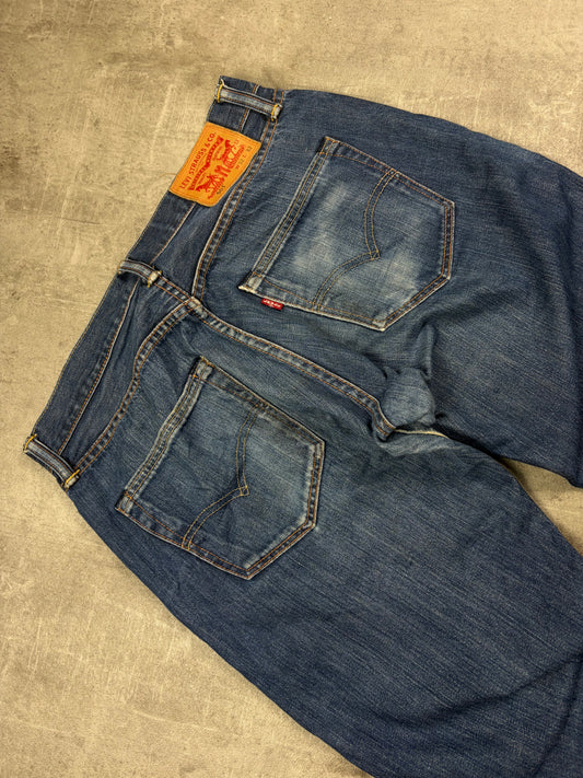 Levis 501 Herren Jeans Straight Bootcut Retro Look