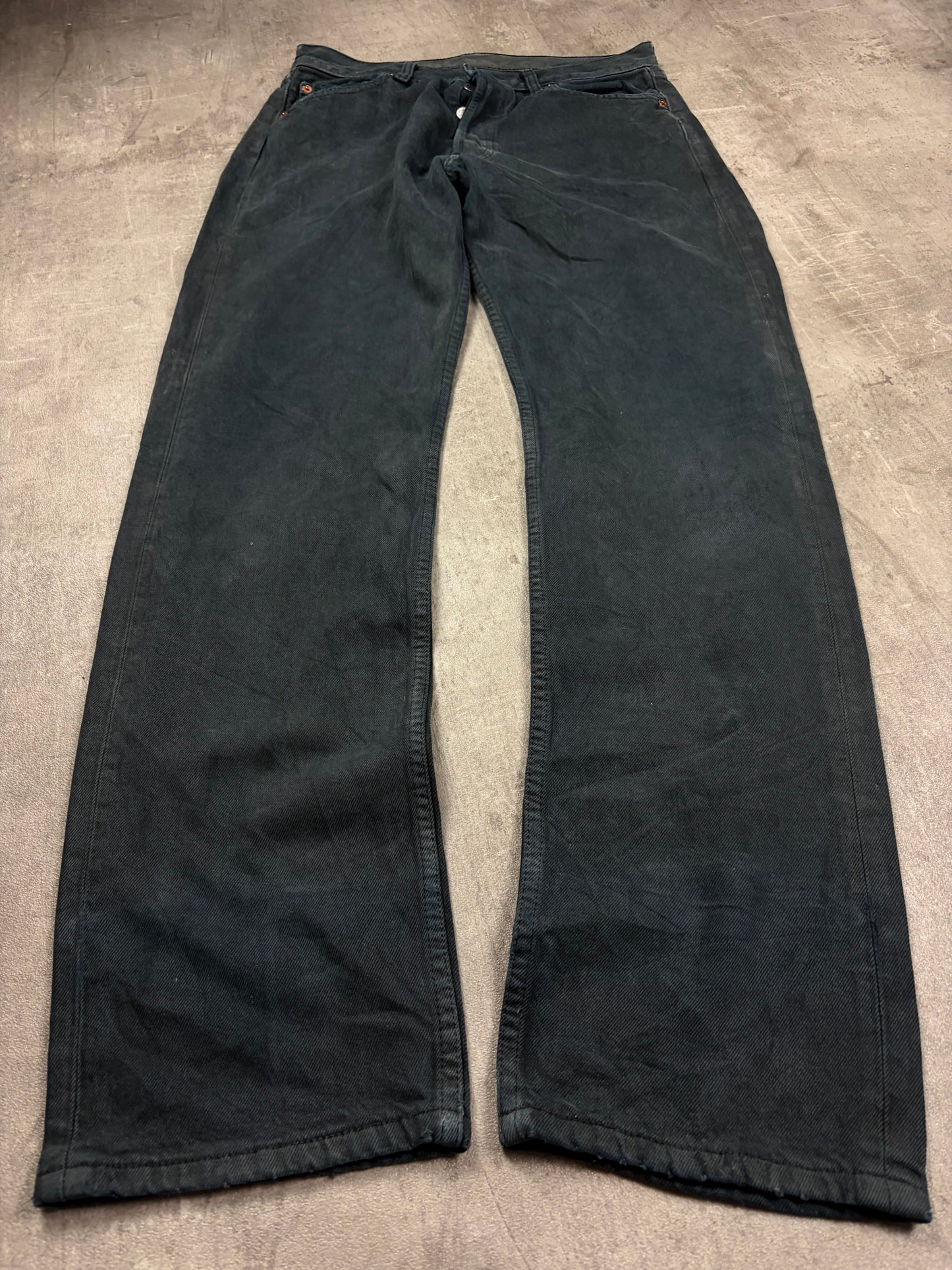 Levis 501 Straight Bootcut Jeans Herren Vintage Wash