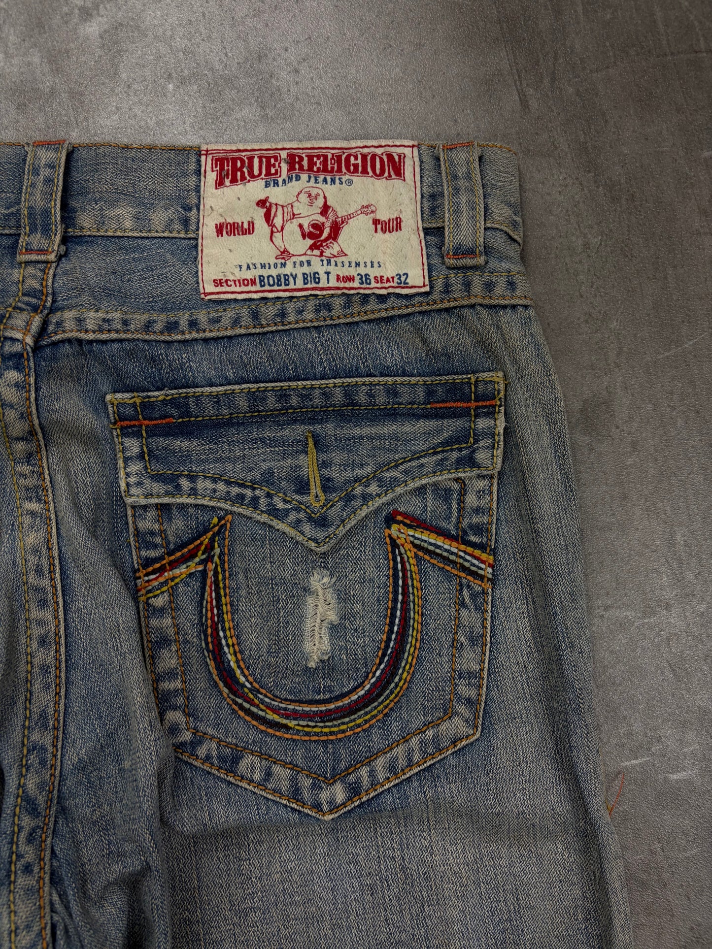 True Religion Jeans Bootcut Herren Vintage