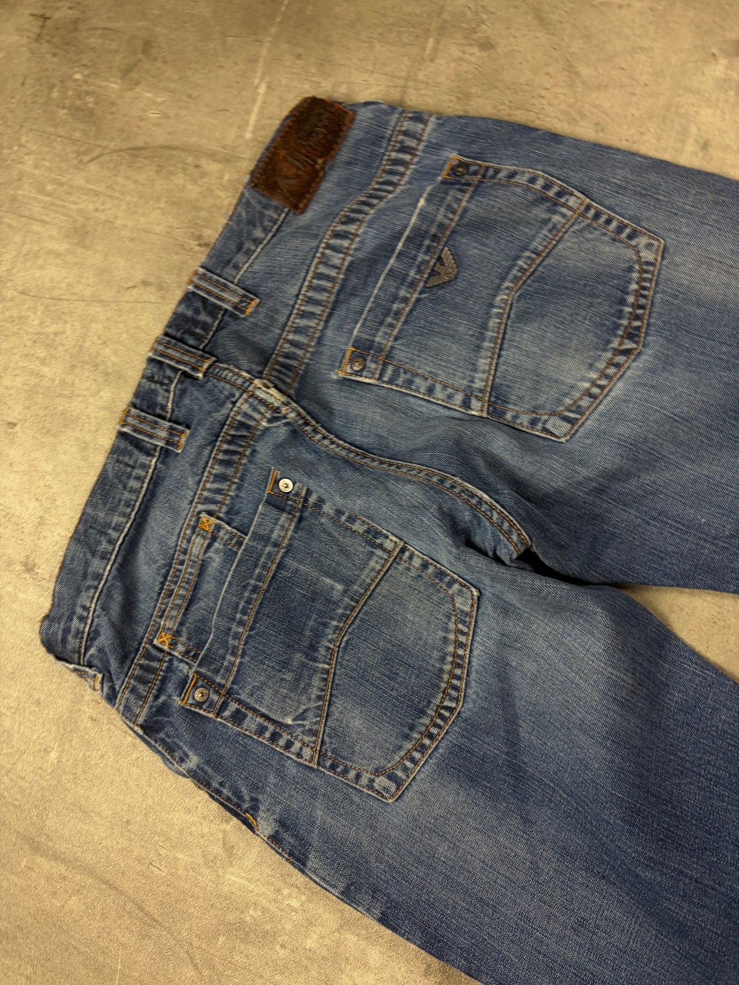 Armani Y2k Straight Fit Jeans Y2k