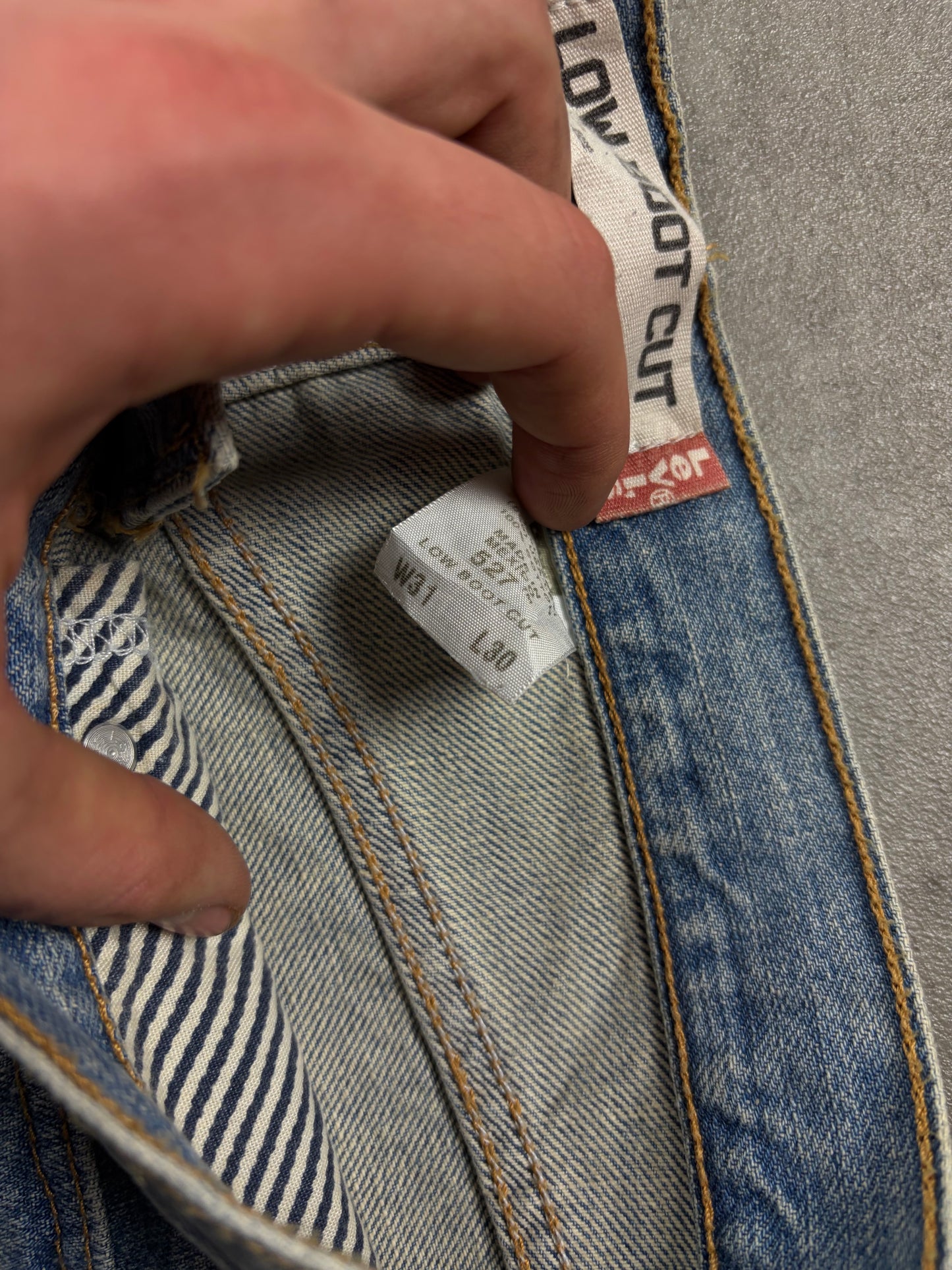 Vintage Levis 527 Bootcut Jeans wie 512