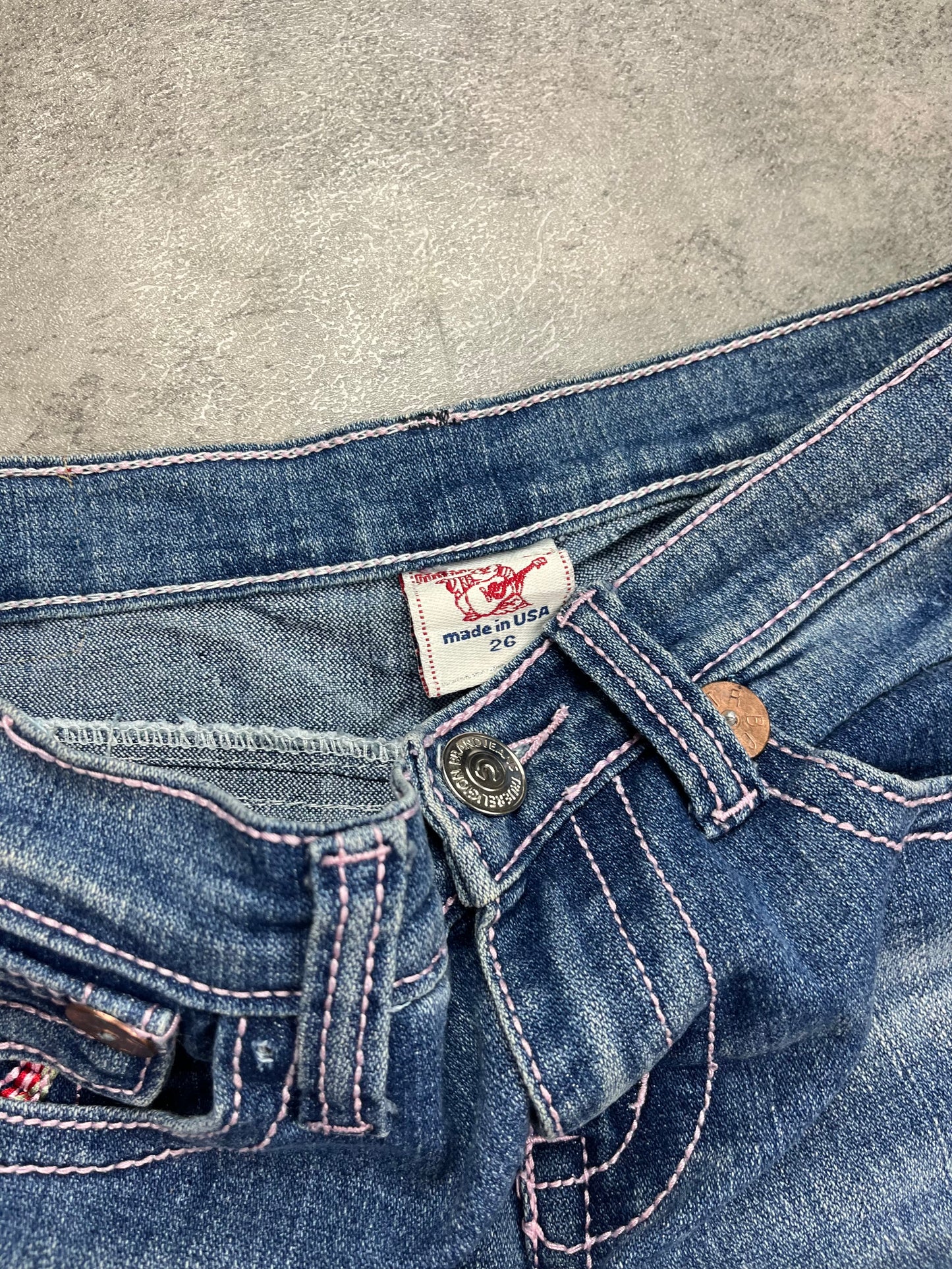 Pink Sews True Religion Bootcut Jeans
