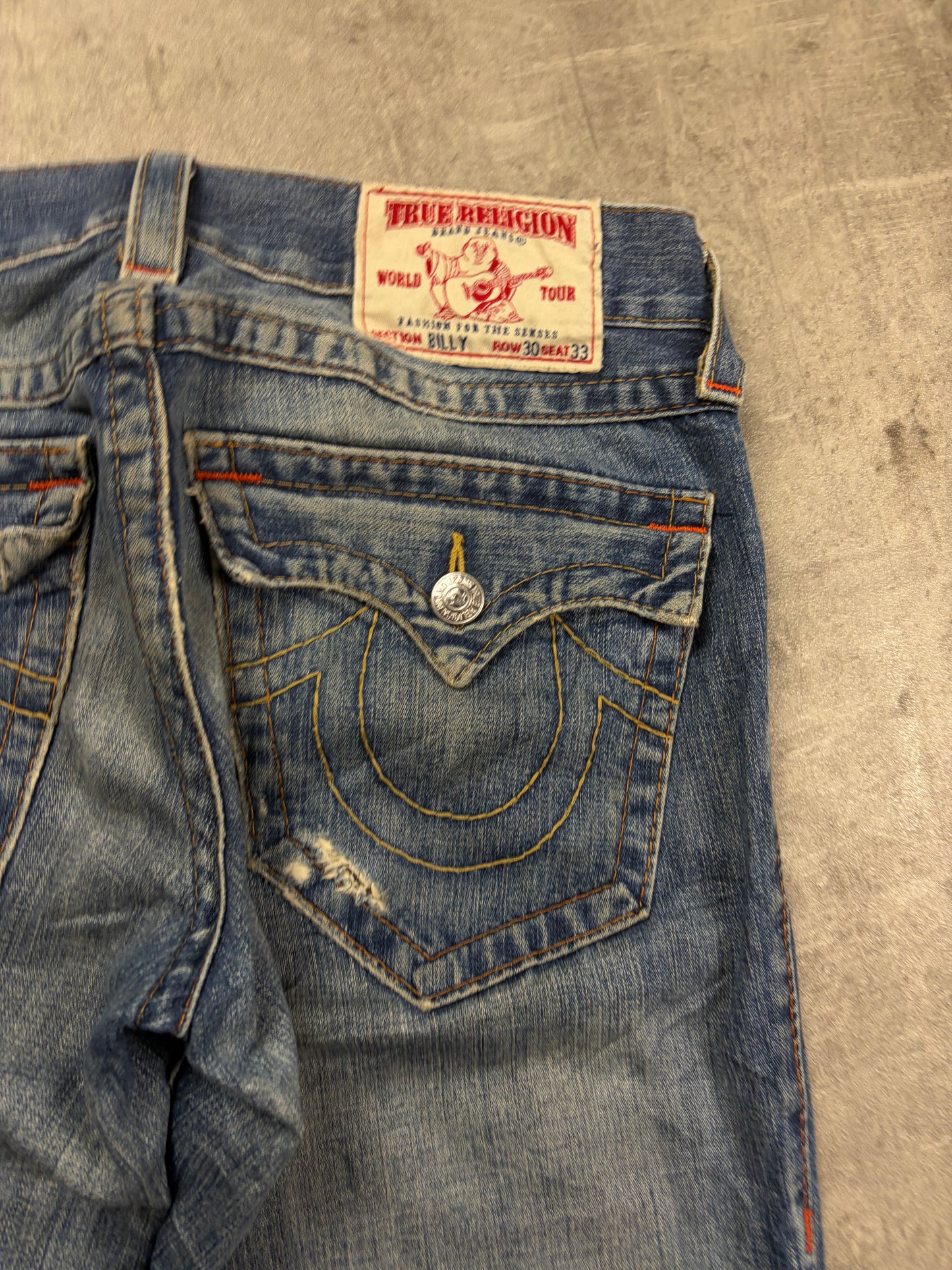True Religion Flared Baggy Bootcut Jeans