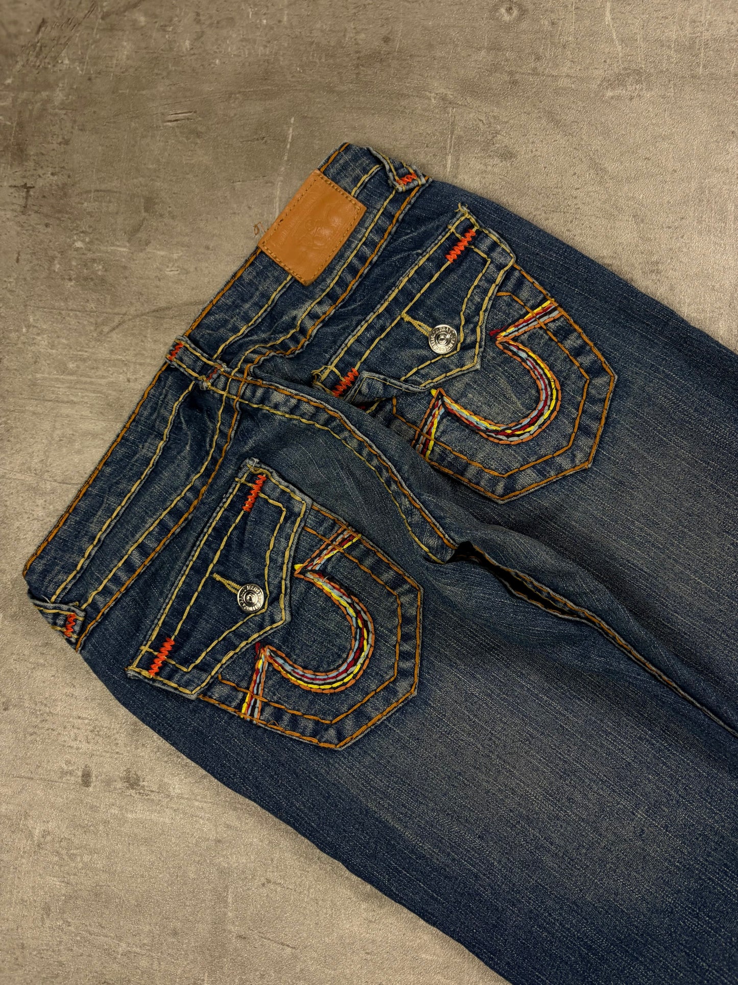 True Religion Bootcut Jeans Low Waist