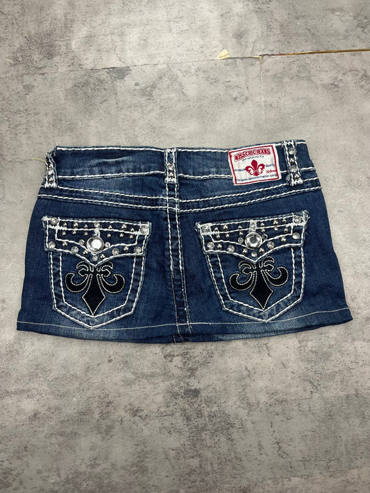 Mini Miss chic Jeans Rock Y2k Vintage