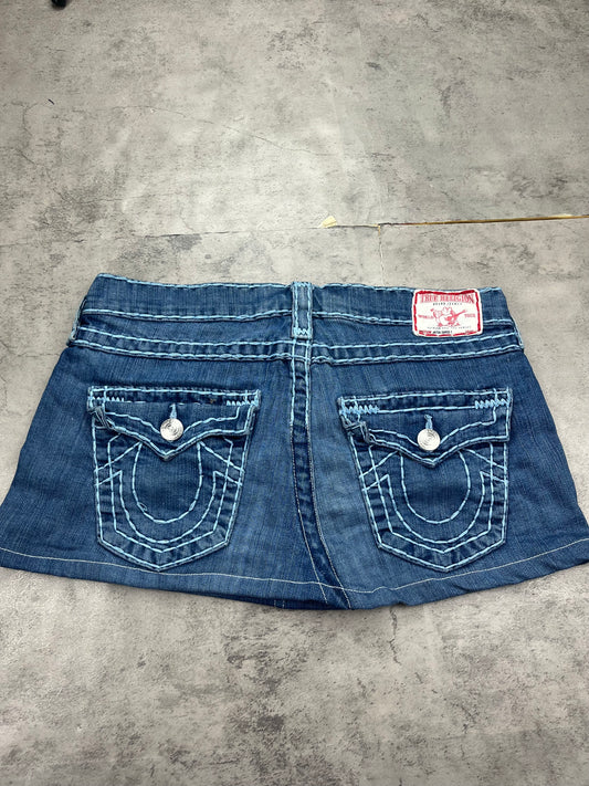 Mini True Religion Jeans Rock Skirt