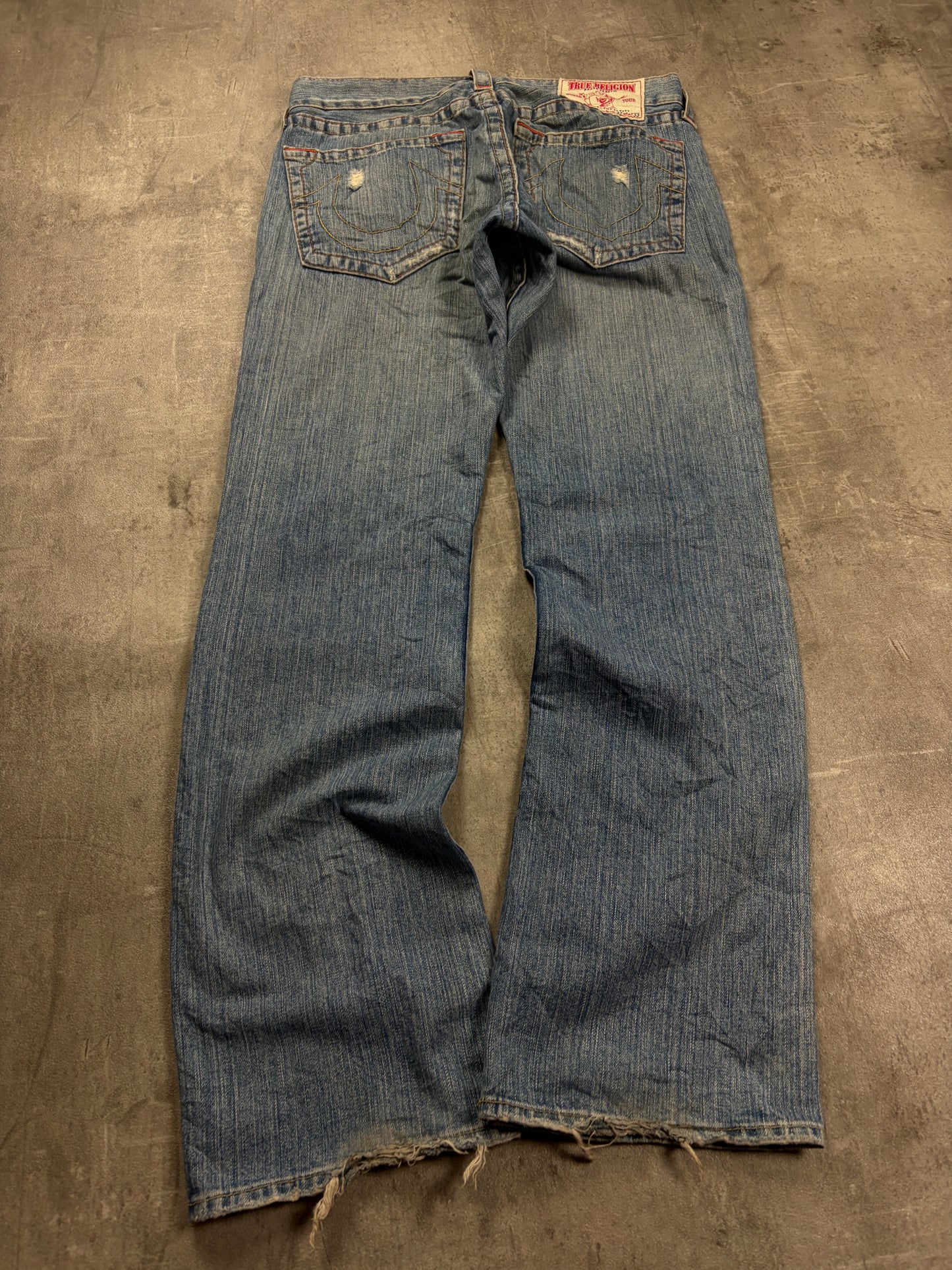 True Religion y2k flared jeans Baggy Pasha Style