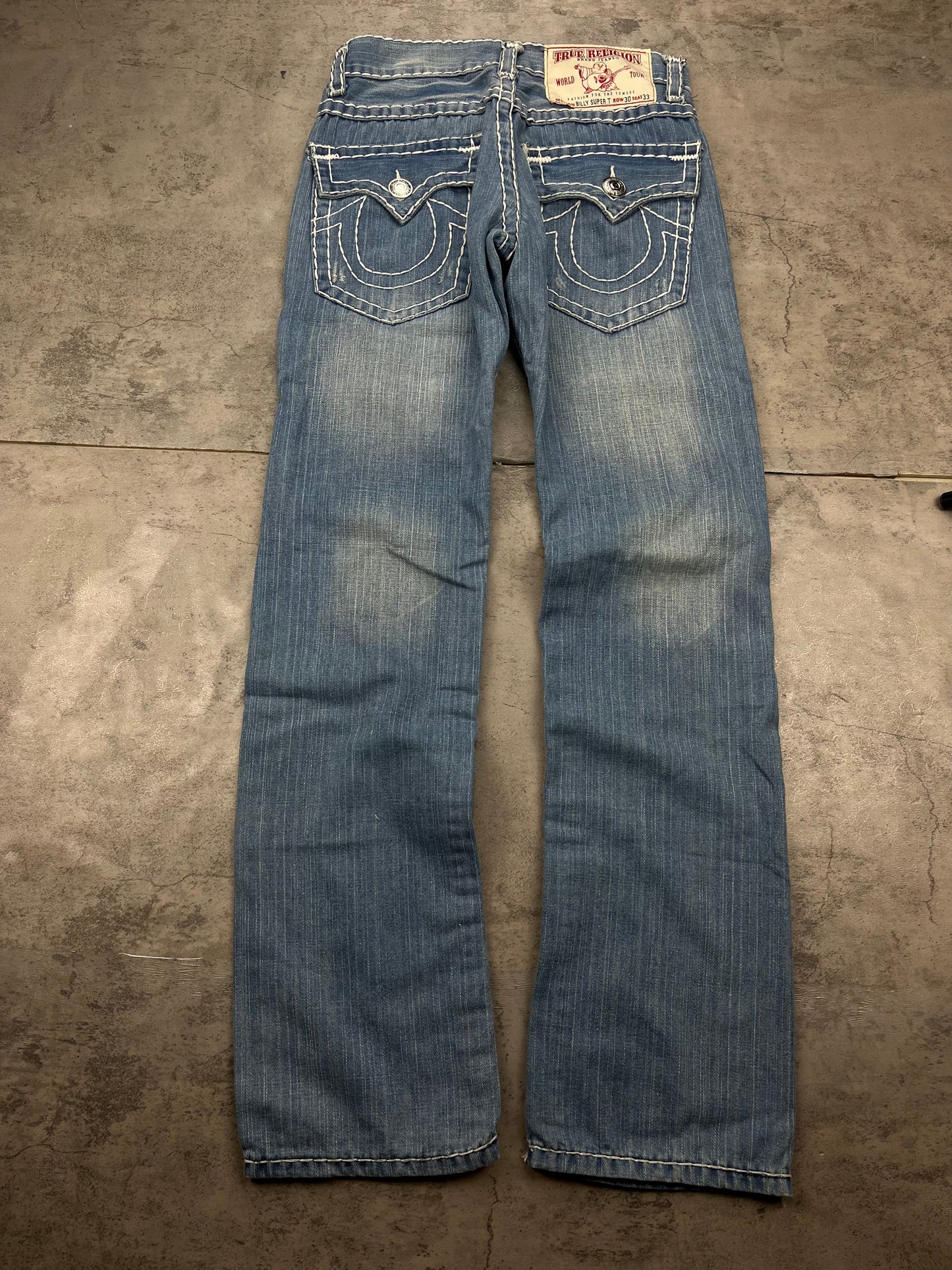 Vintage True Religion Straight Baggy Jeans Y2k