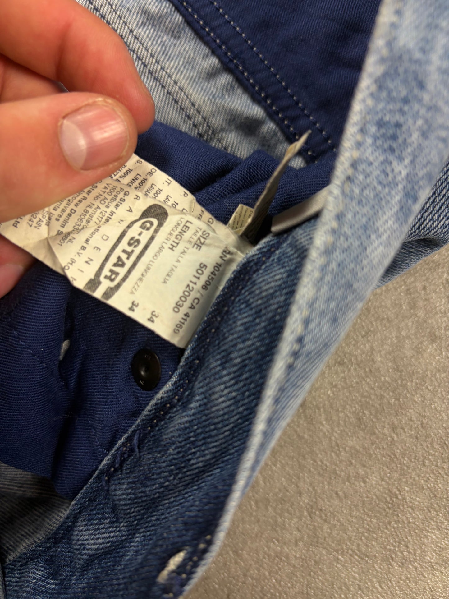 G-star RAW Y2k Embroidered Washed Denim Pasha Style