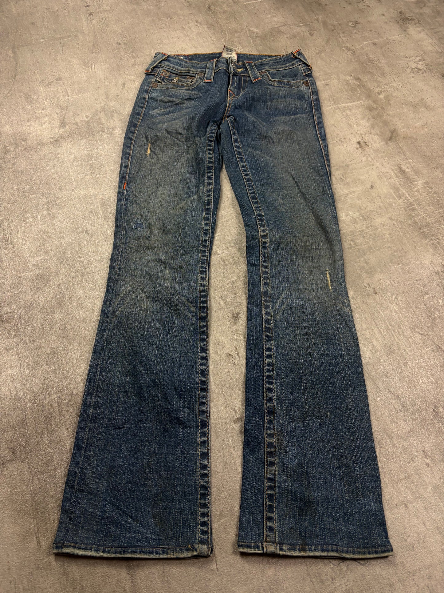 Vintage true religion lowrise flared lowwaist bootcut y2k jeans