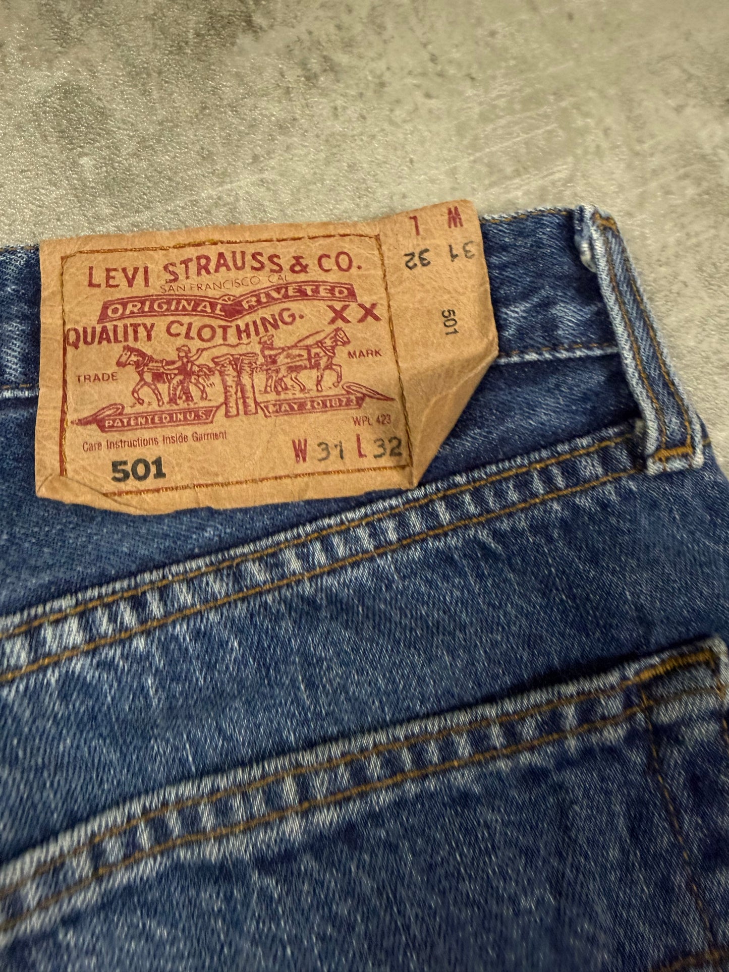 Levis 501 Straight Bootcut Jeans Herren Pasha Style