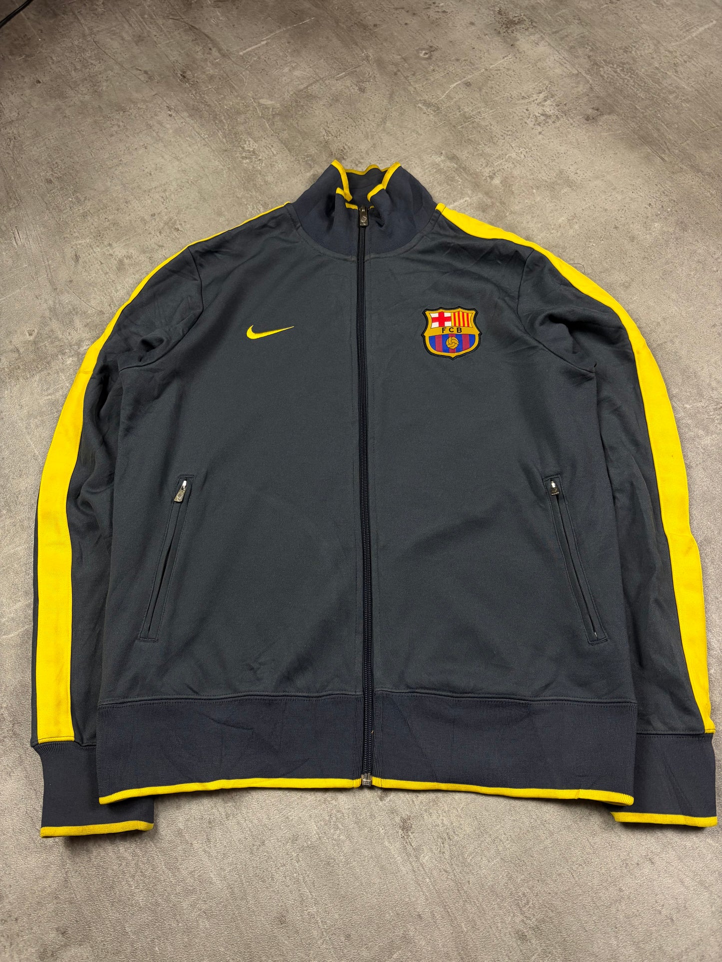Vintage Nike Fc Barcelona Fußball Trainingsjacke