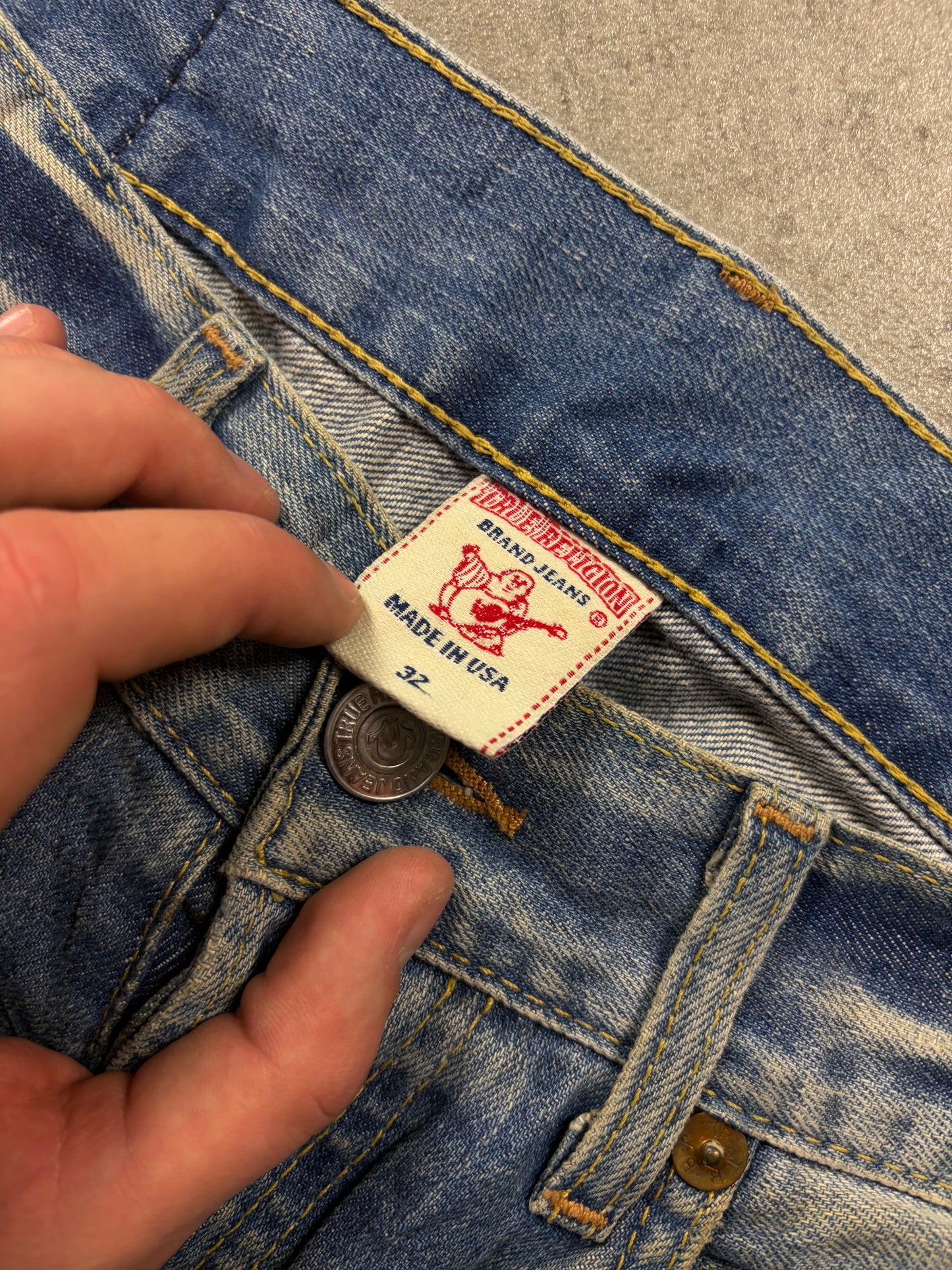 Rare Vintage True Religion Loose Fit Baggy Denim Pasha Jeans Pasha Style