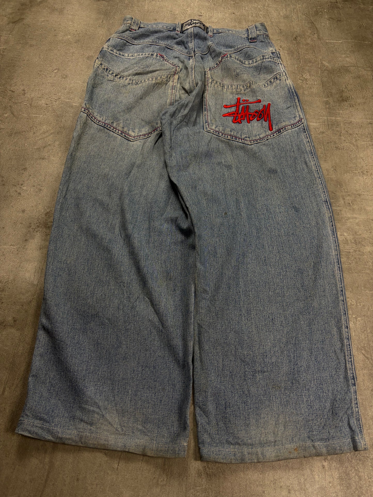 Stuss Y2k Baggy Hip HOP Jeans wie JNCO