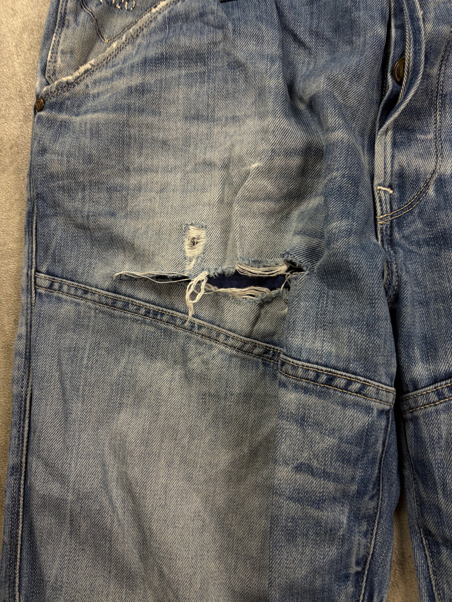 G-star RAW Y2k Embroidered Washed Denim Pasha Style