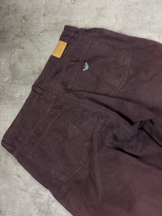 Armani Baggy Jeans Herren Y2K Streetwear Wide Leg Hose
