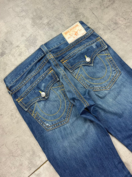 Vintage True Religion Flared Baggy Jeans