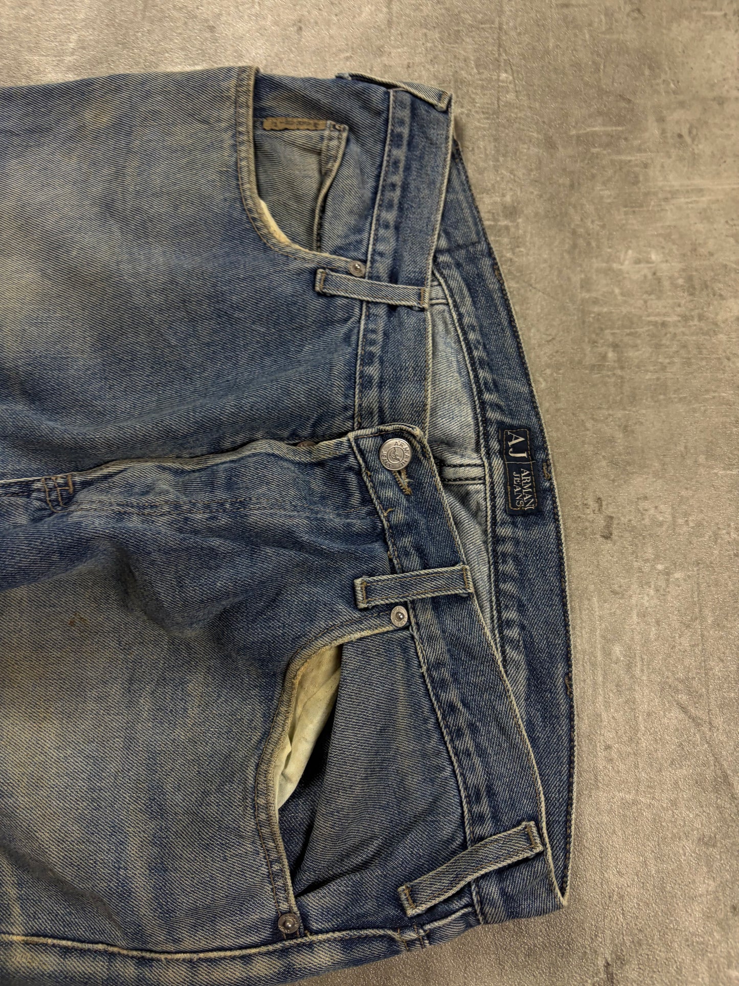 Armani Y2k Baggy Vintage Jeans Pasha Style