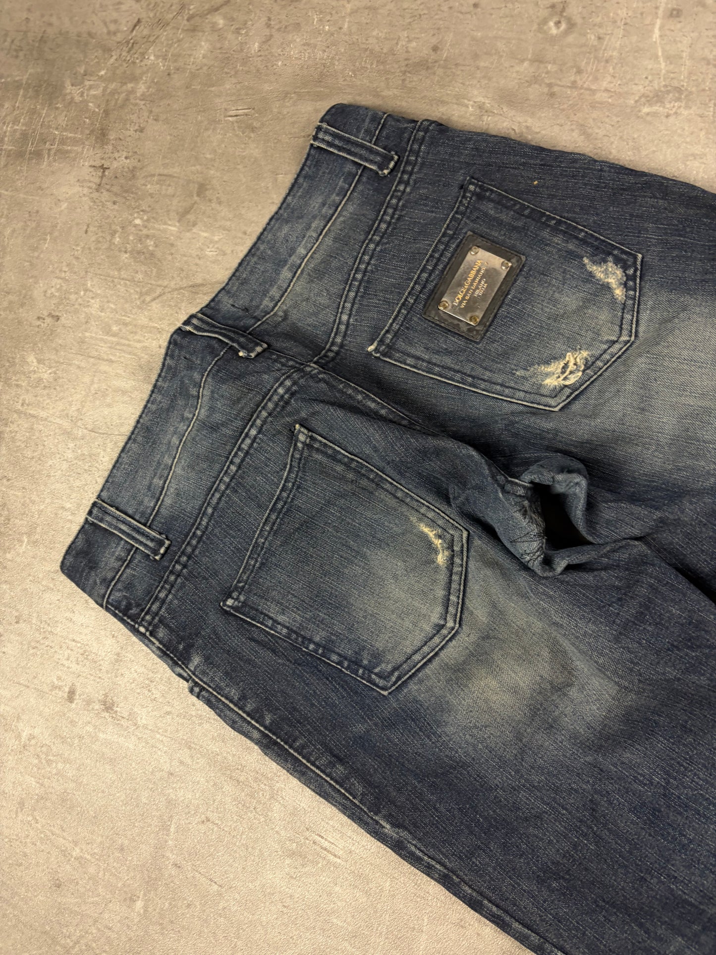 Rare Dolce & Gabbana Y2k Straight Fit Jeans Pasha Style