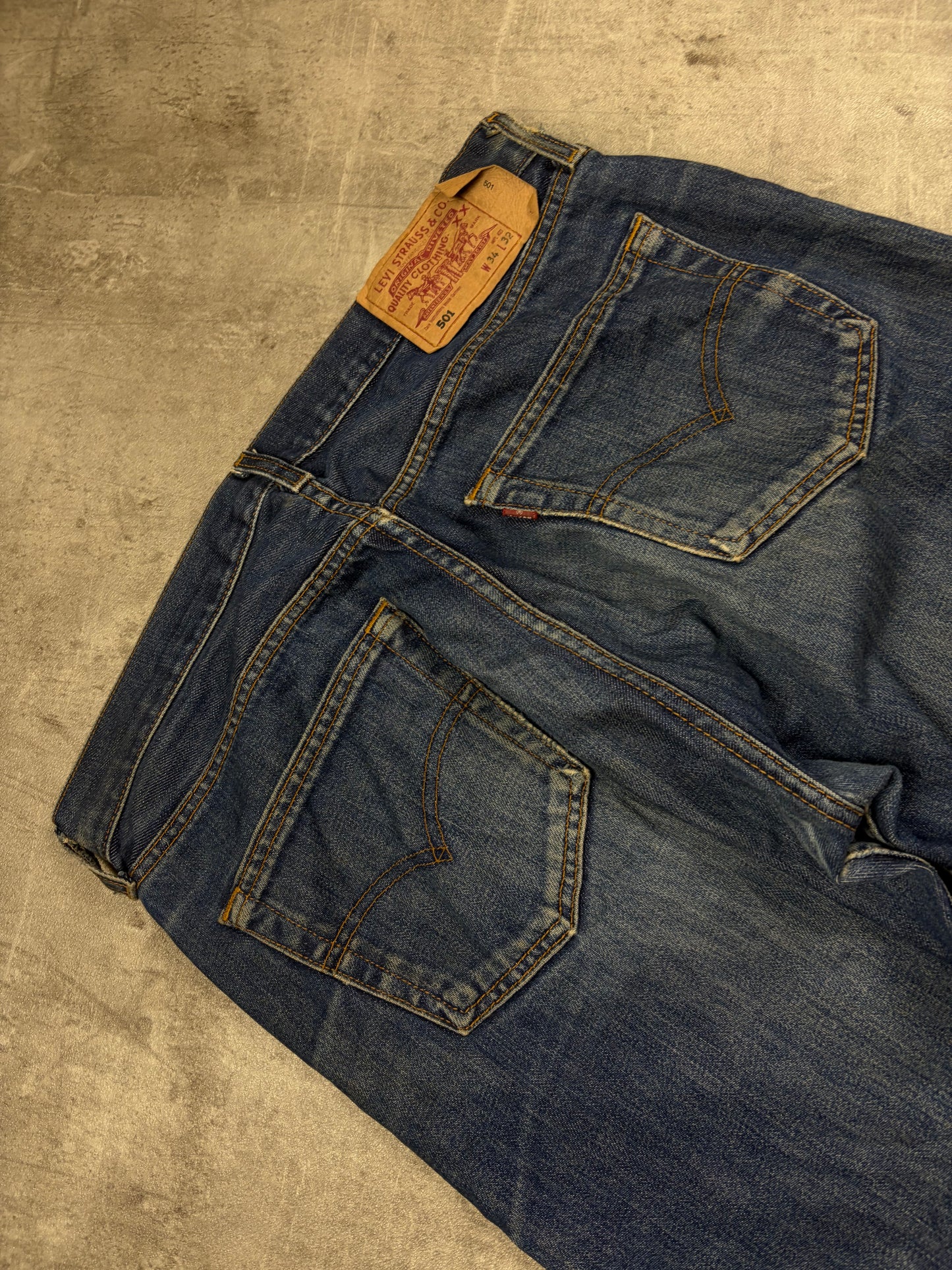 Levis 501 Herren Jeans Straight Bootcut Oversize Style