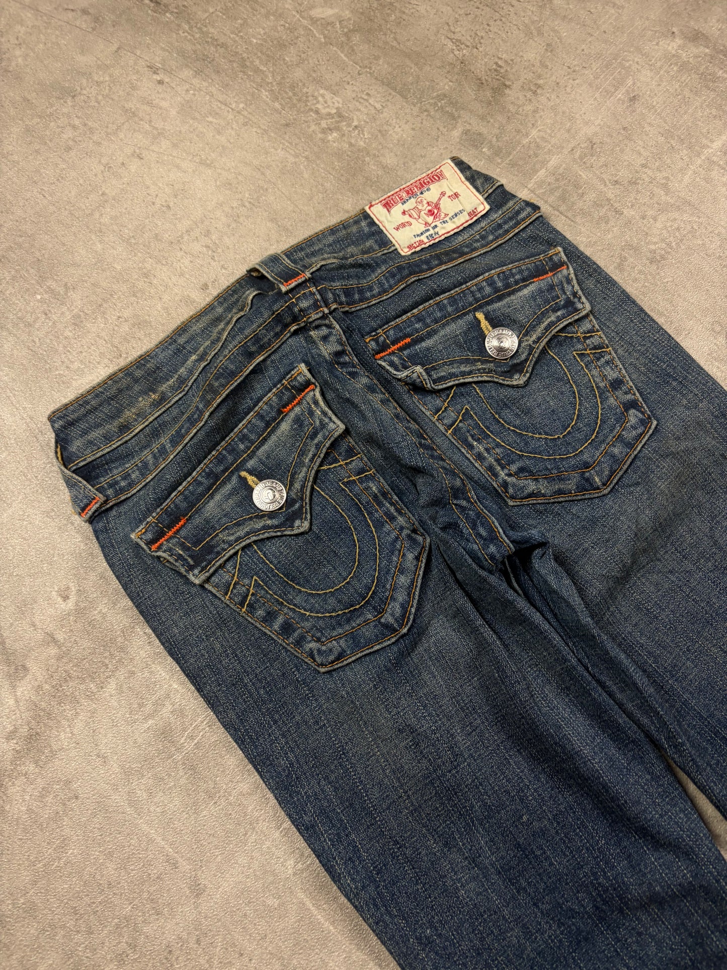Vintage true religion lowrise flared lowwaist bootcut y2k jeans