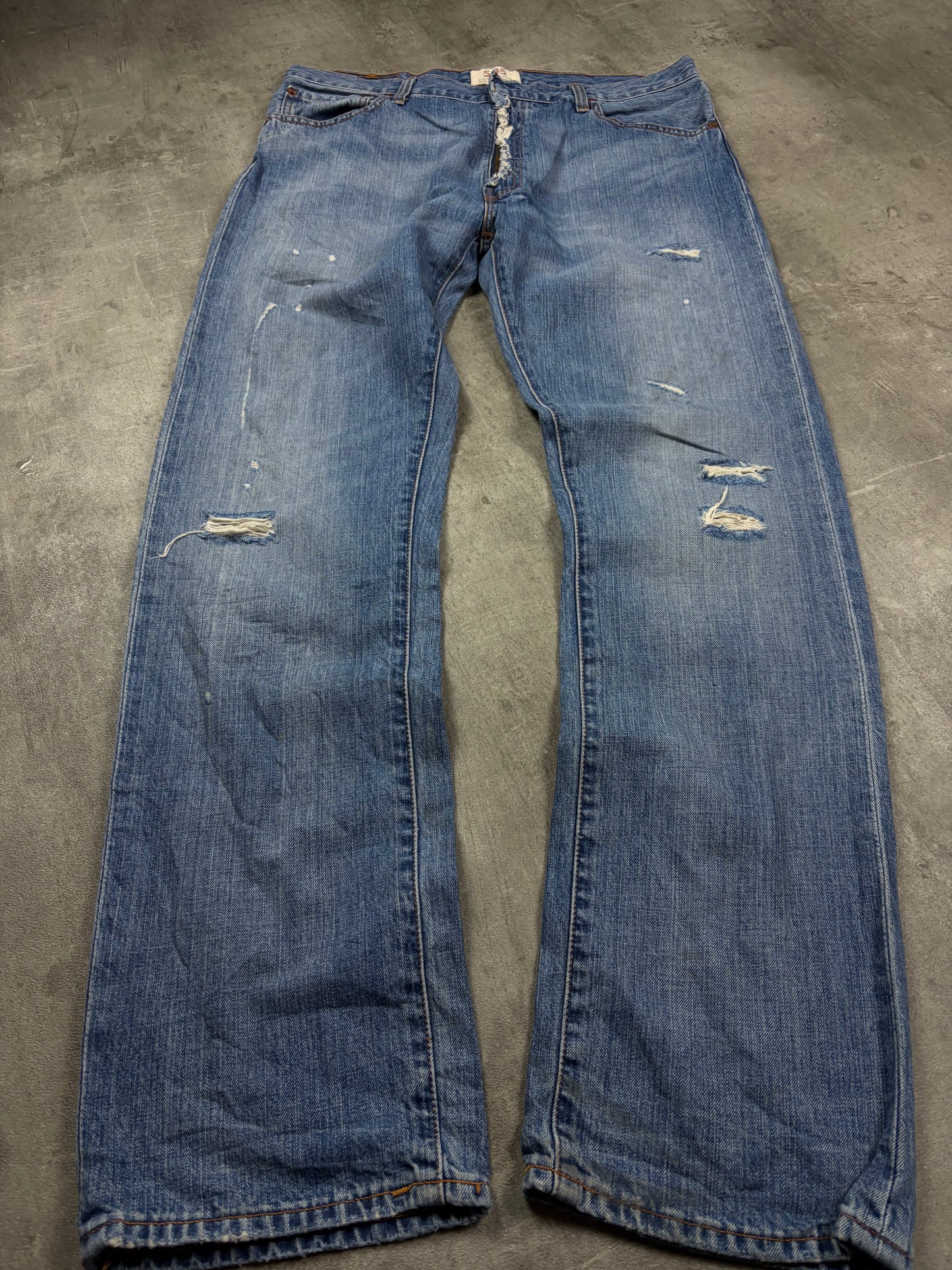 Levis 505 limited edition Rare Straight Fit Flared Jeans