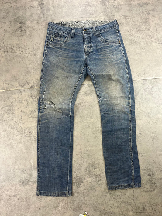 Vintage Y2k S6054 Straight Jeans W34