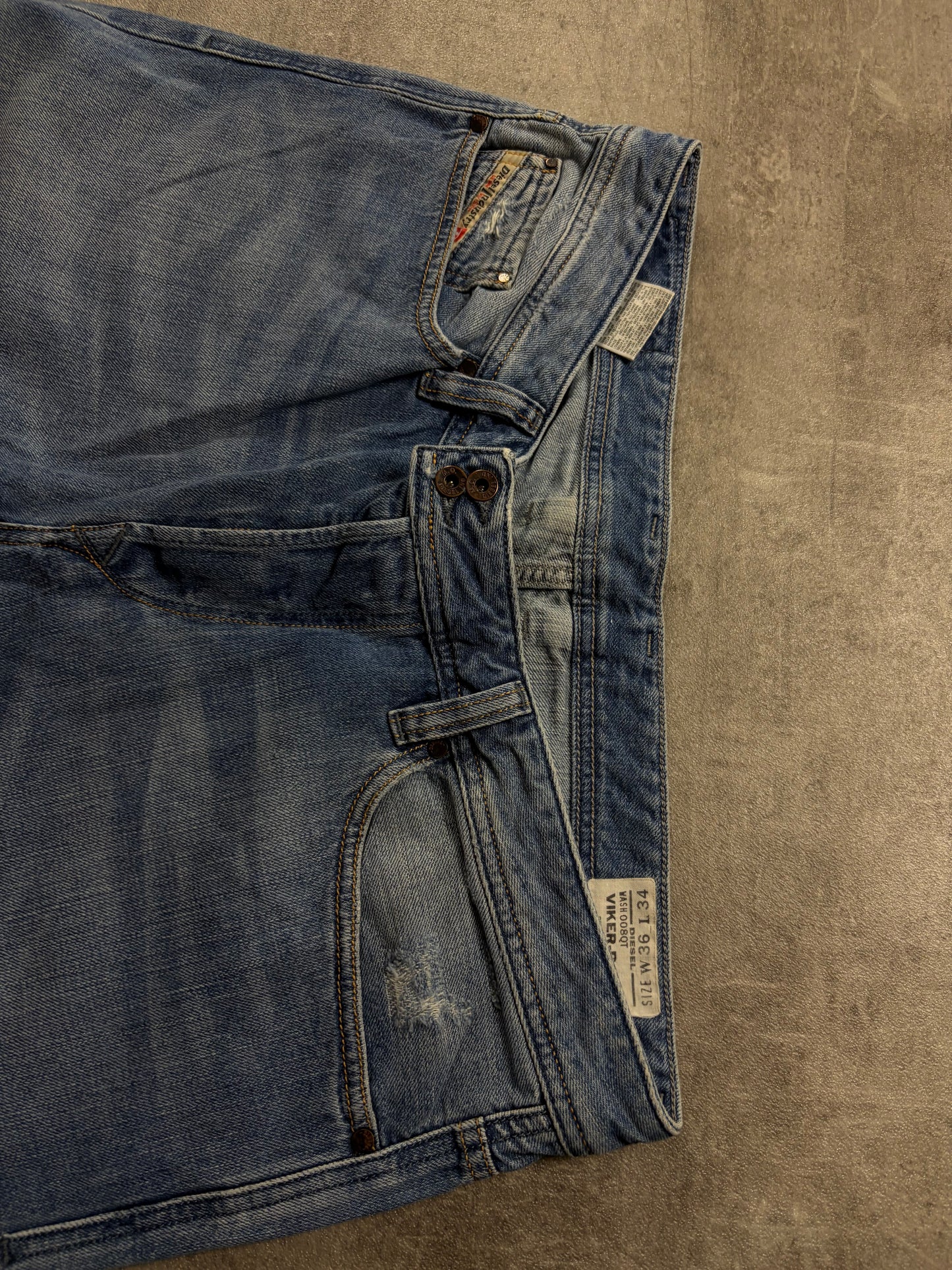 Vintage Diesel Y2k Baggy Straight Jeans