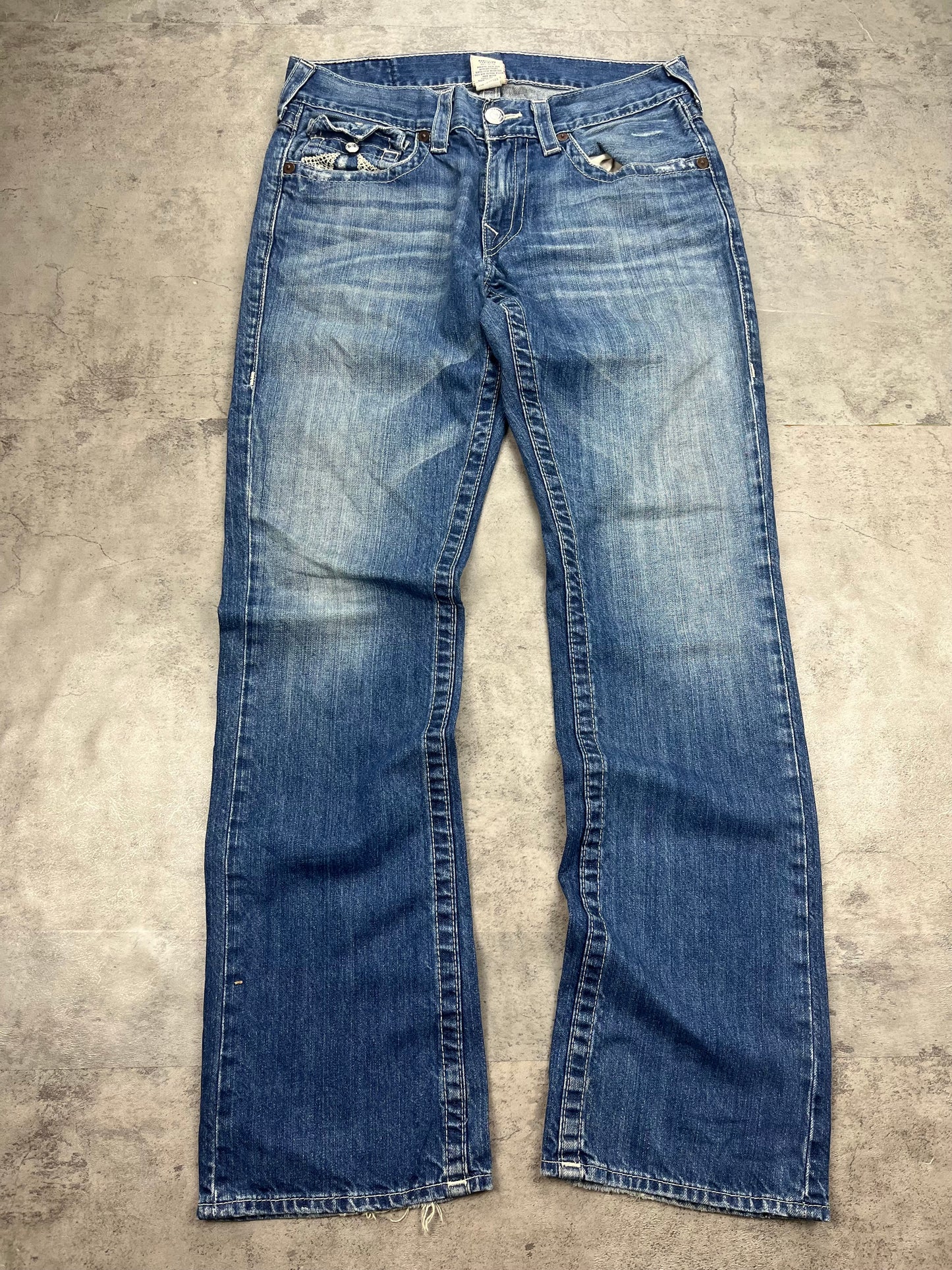 True Religion Section Straight Jeans