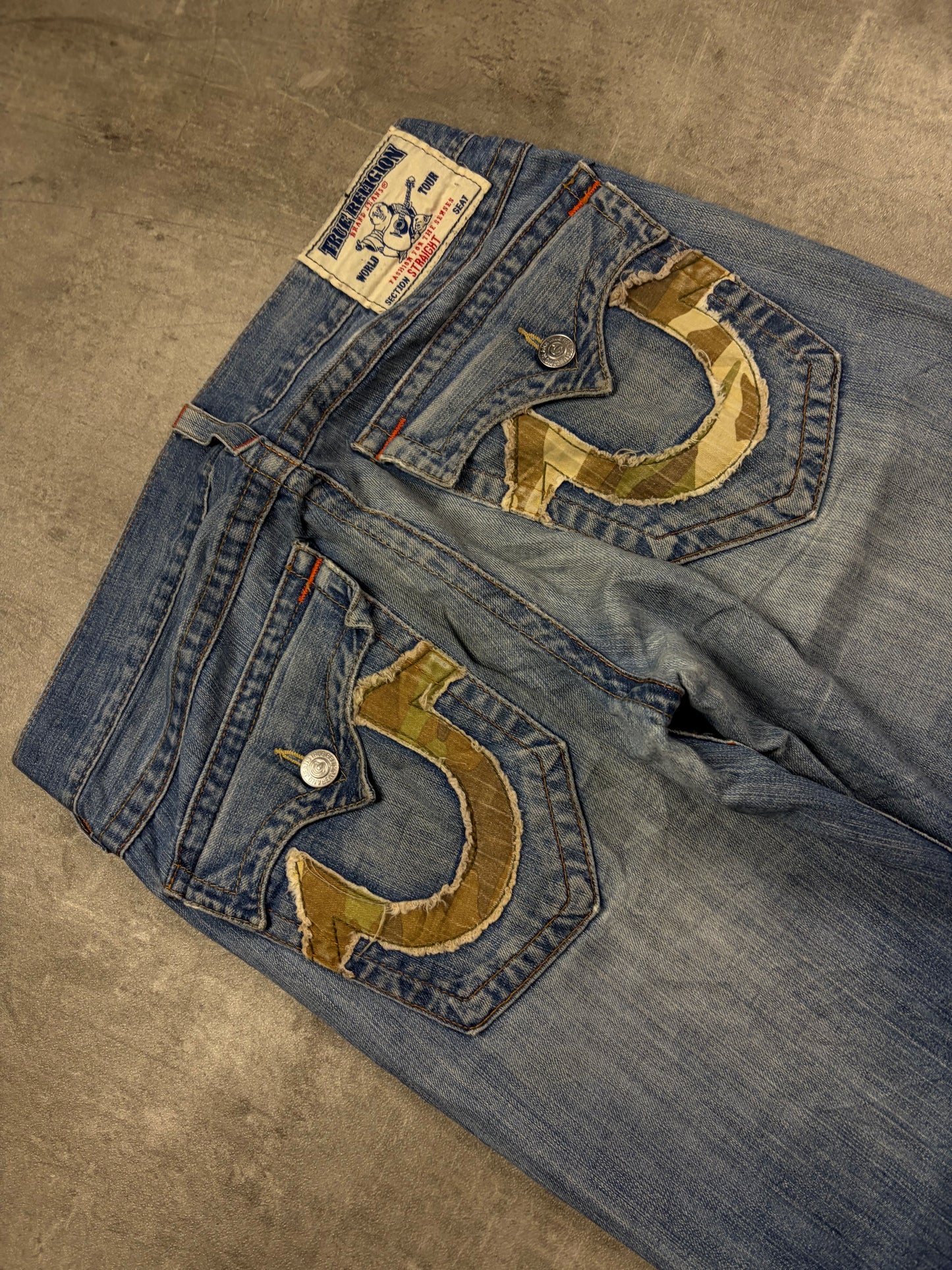 Vintage Bootcut Baggy True Religion Jeans
