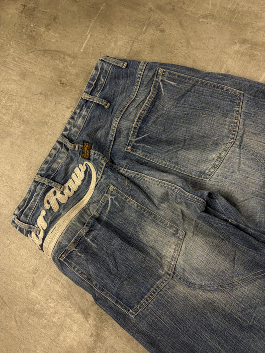 G star Embroidered Baggy Jeans Y2k Pasha Style