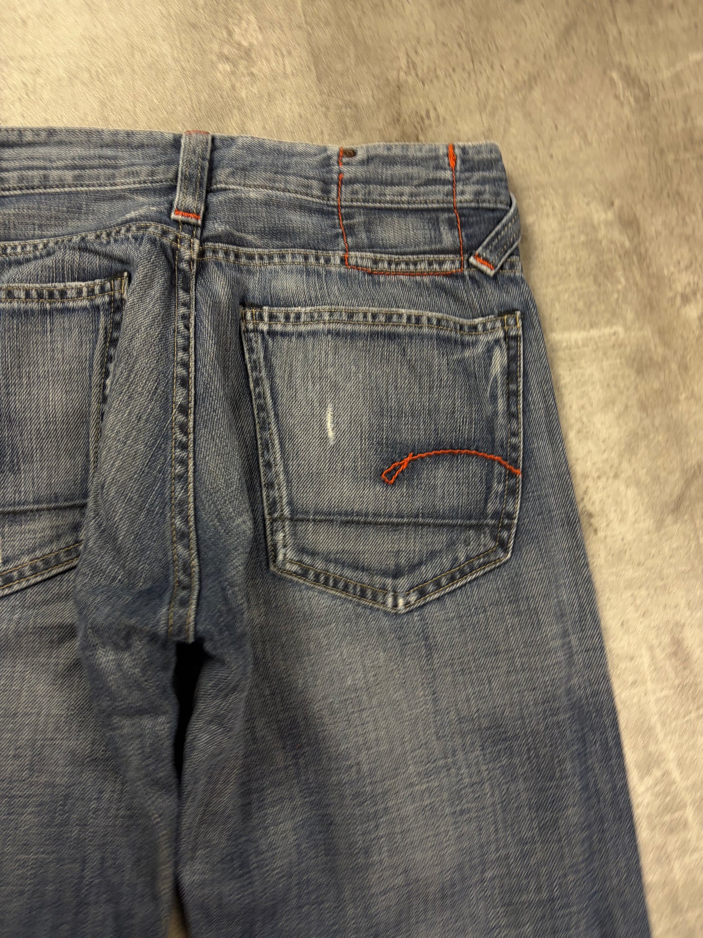 g-star jeans y2k backprint streetwear