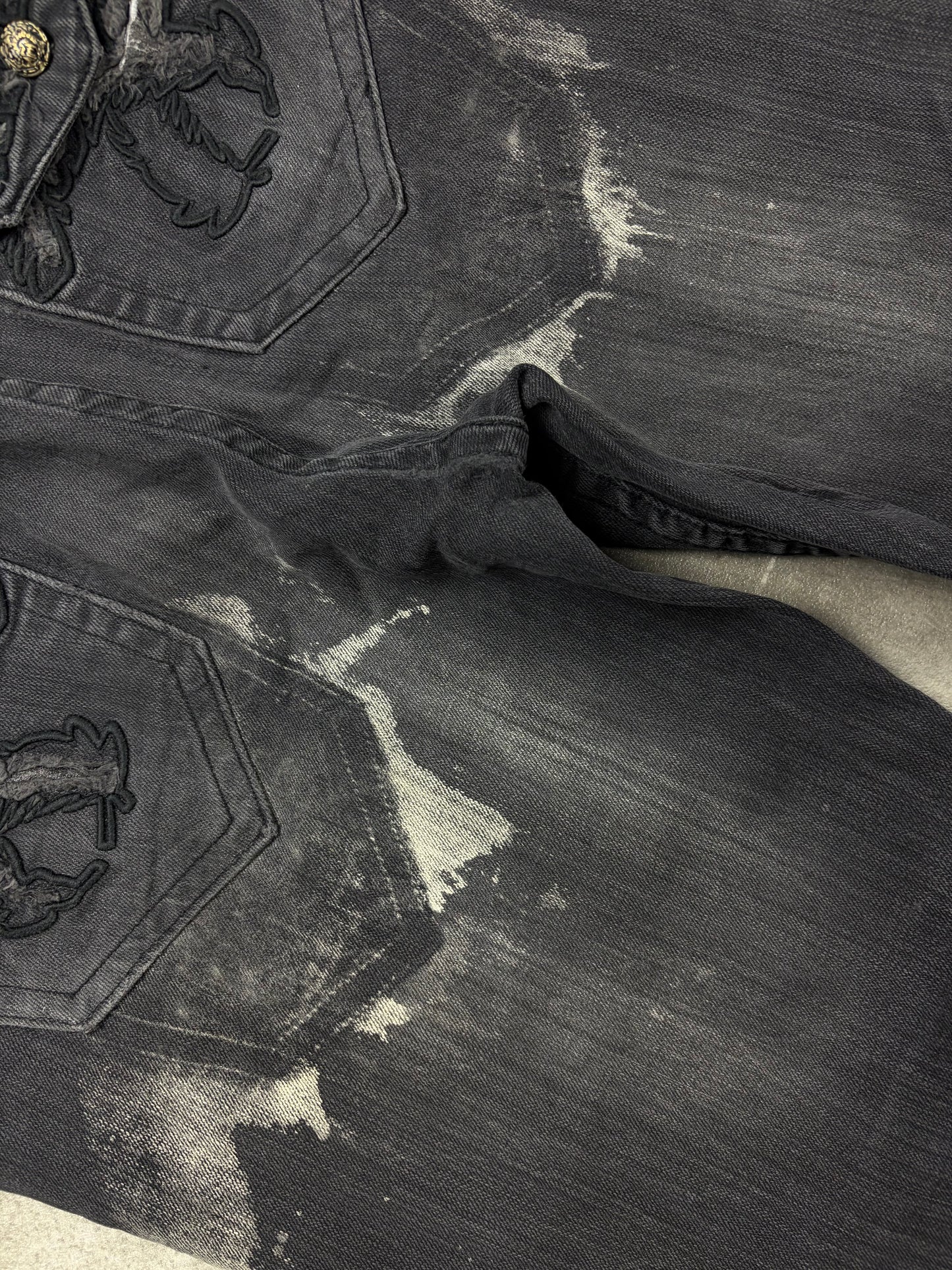 Vintage Opium Style Flared Mek jeans