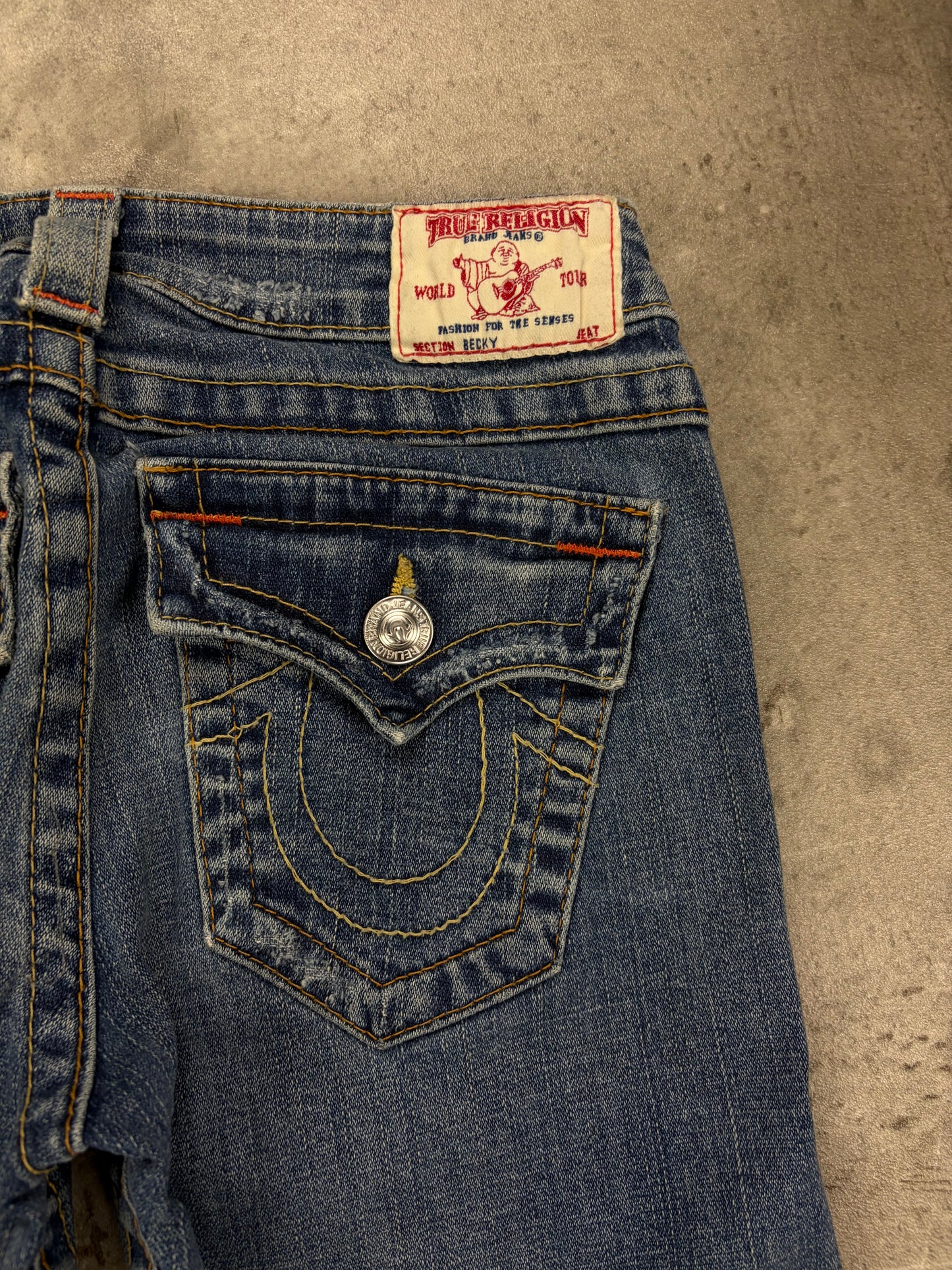 True Religion Jeans Vintage Bootcut Low Waist