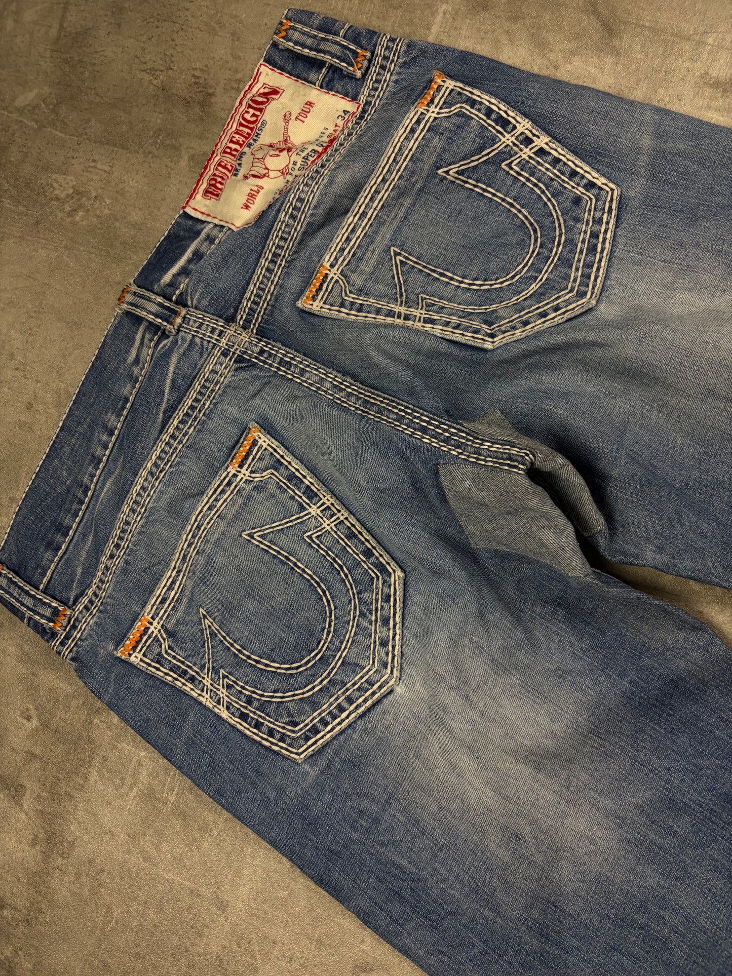 True Religion Straight Baggy Fit jeans