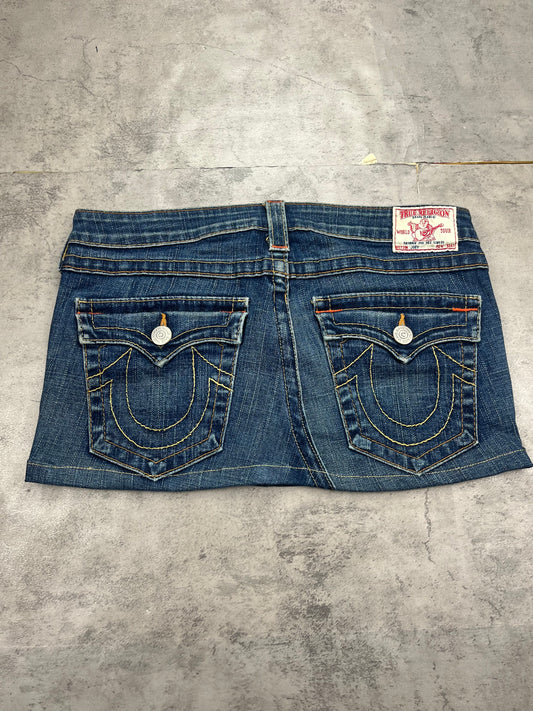 Mini Y2k Vintage True Religion Jeans Rock