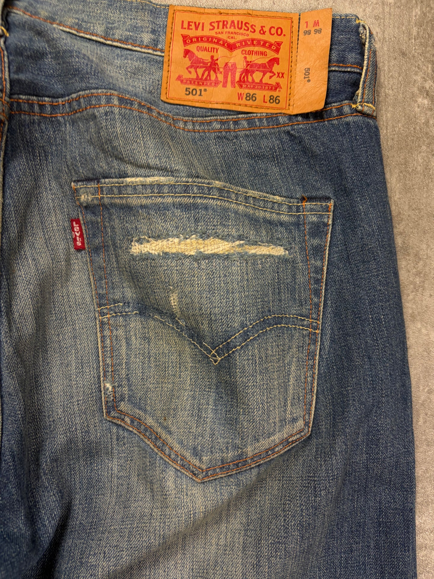 Levi’s 501 Pasha Style Jeans Y2K Baggy