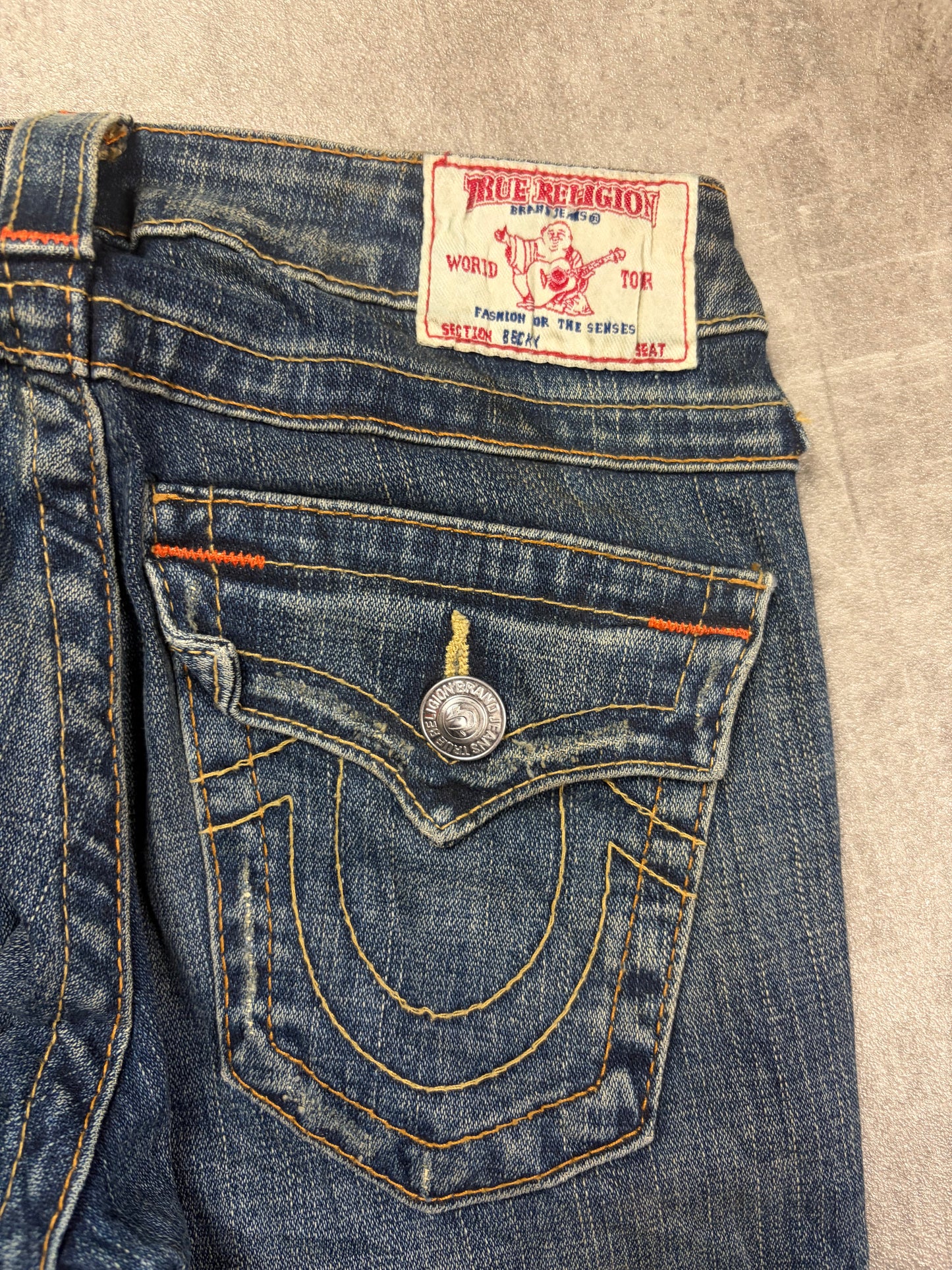 Vintage true religion lowrise flared lowwaist bootcut y2k jeans