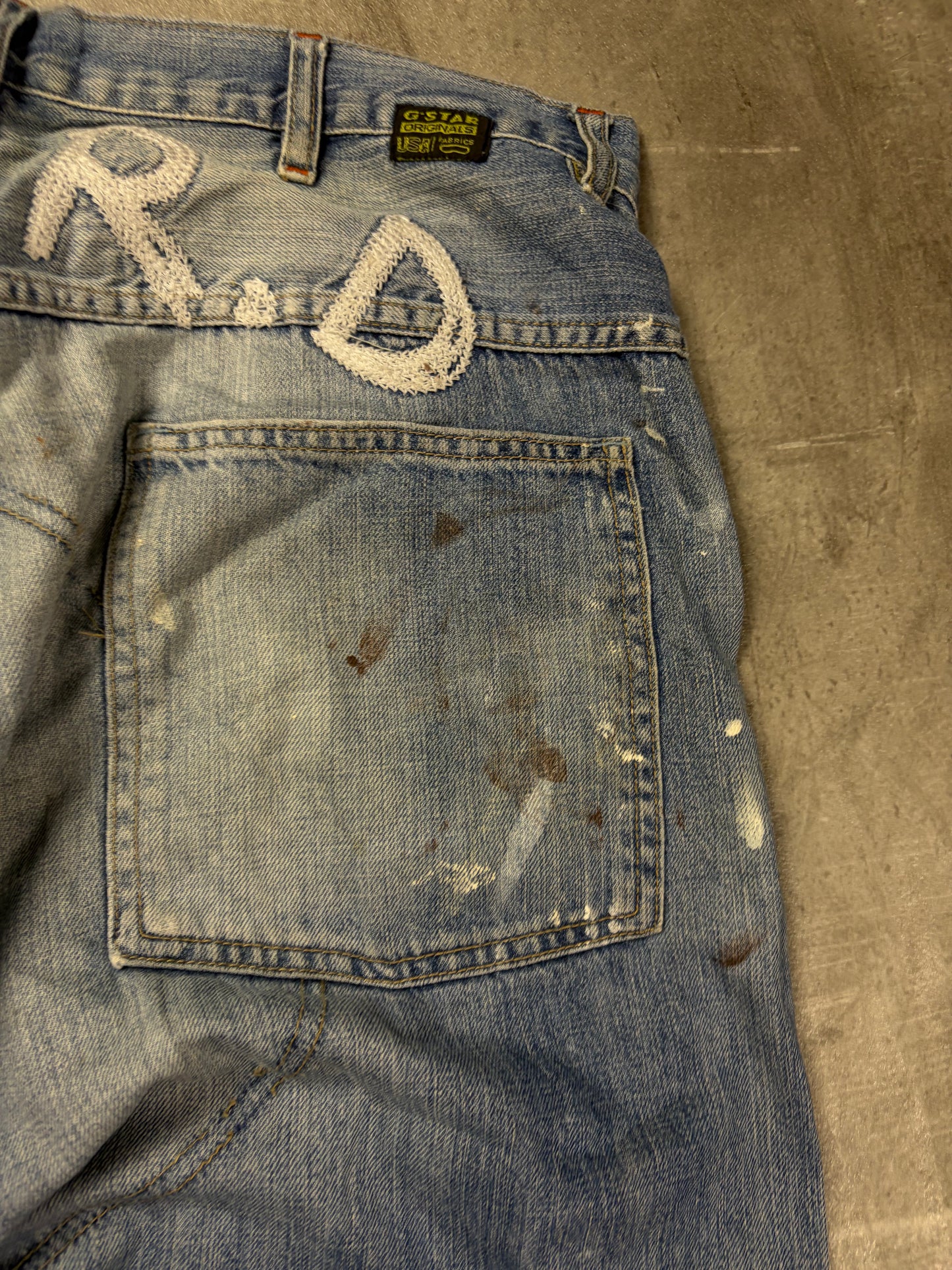 G star embroidered Y2k Vintage Jeans Pasha Style