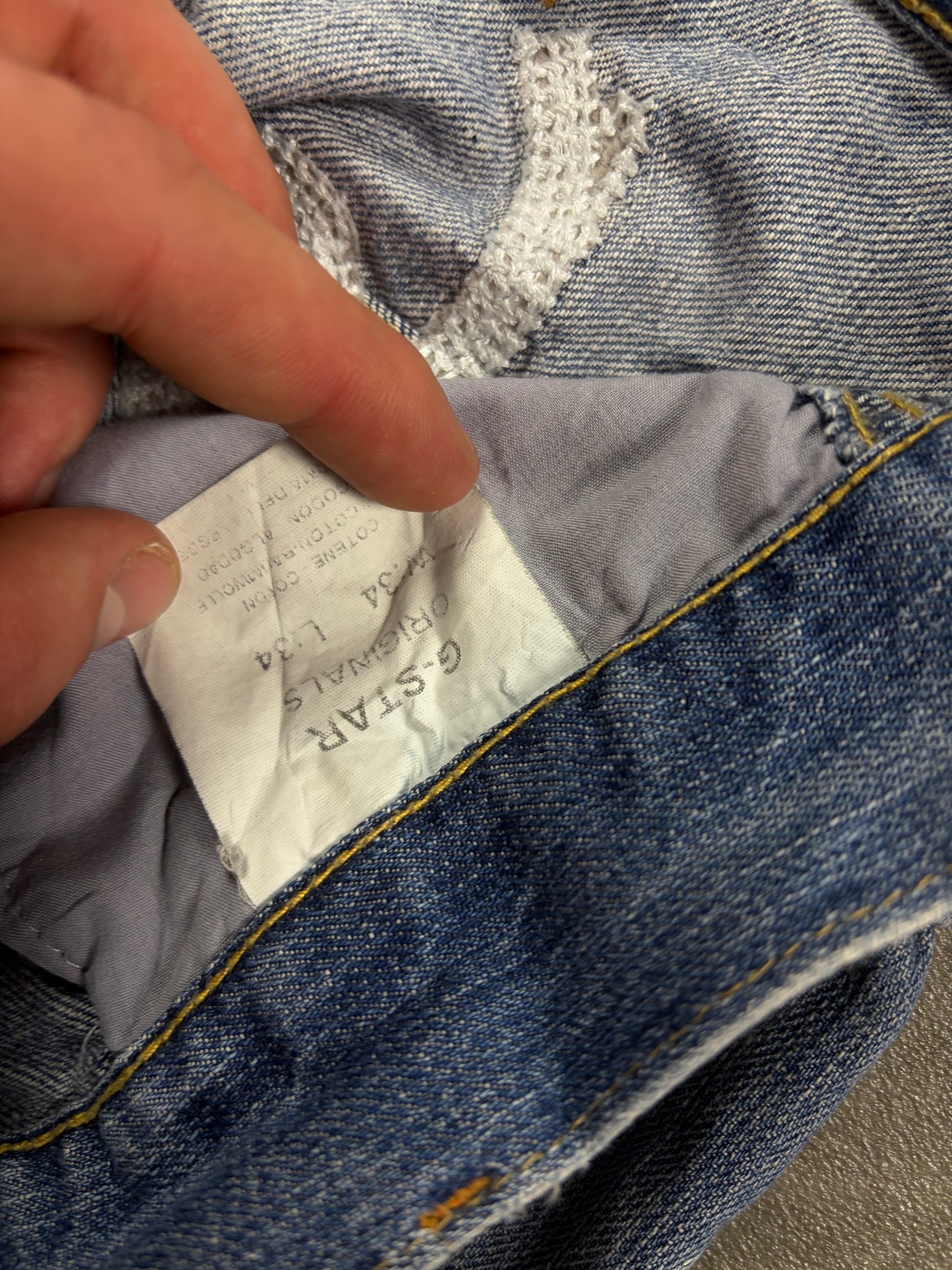 G star embroidered Y2k Vintage Jeans Pasha Style