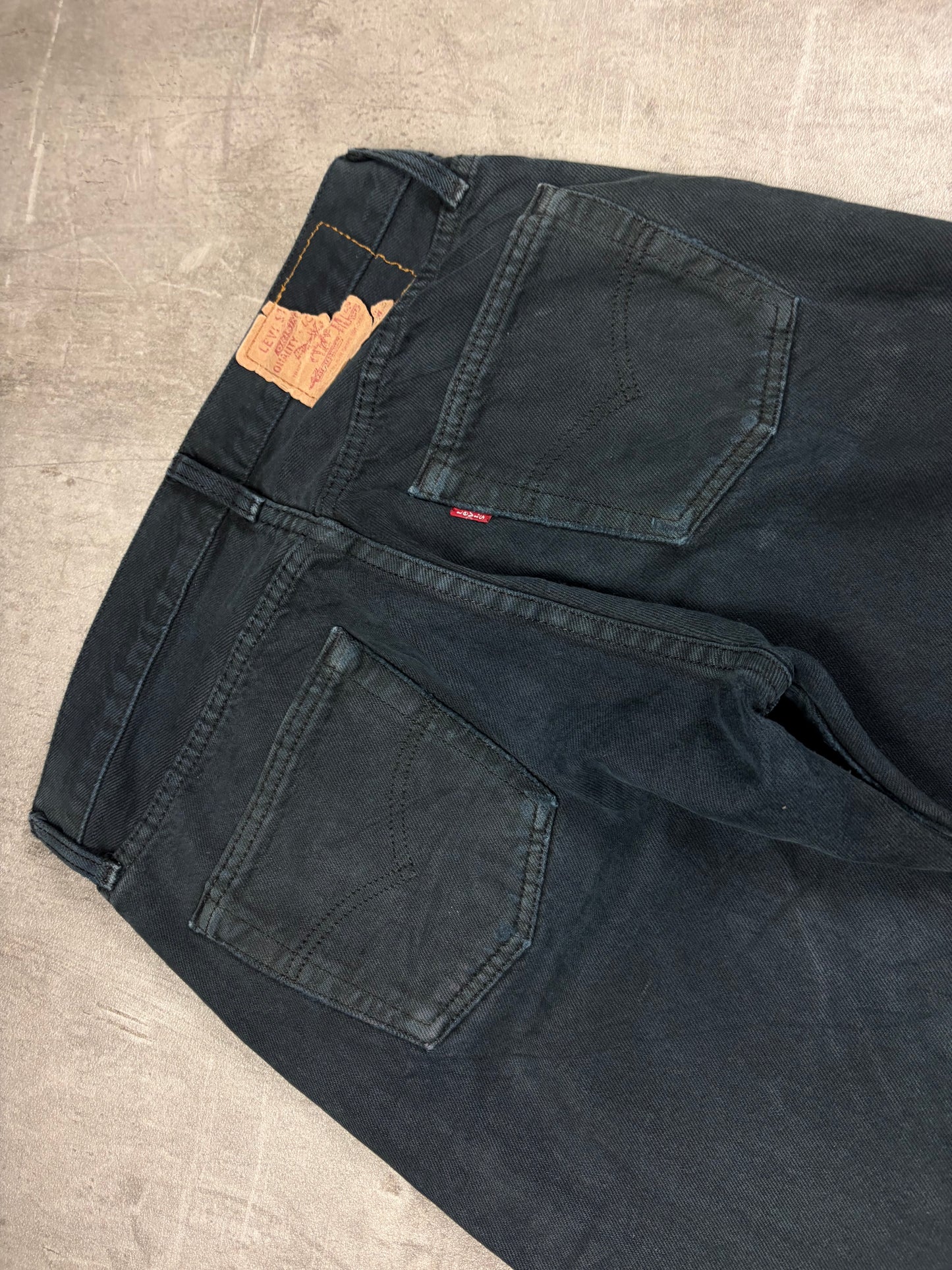 Levis 501 Straight Bootcut Jeans Herren Vintage Wash