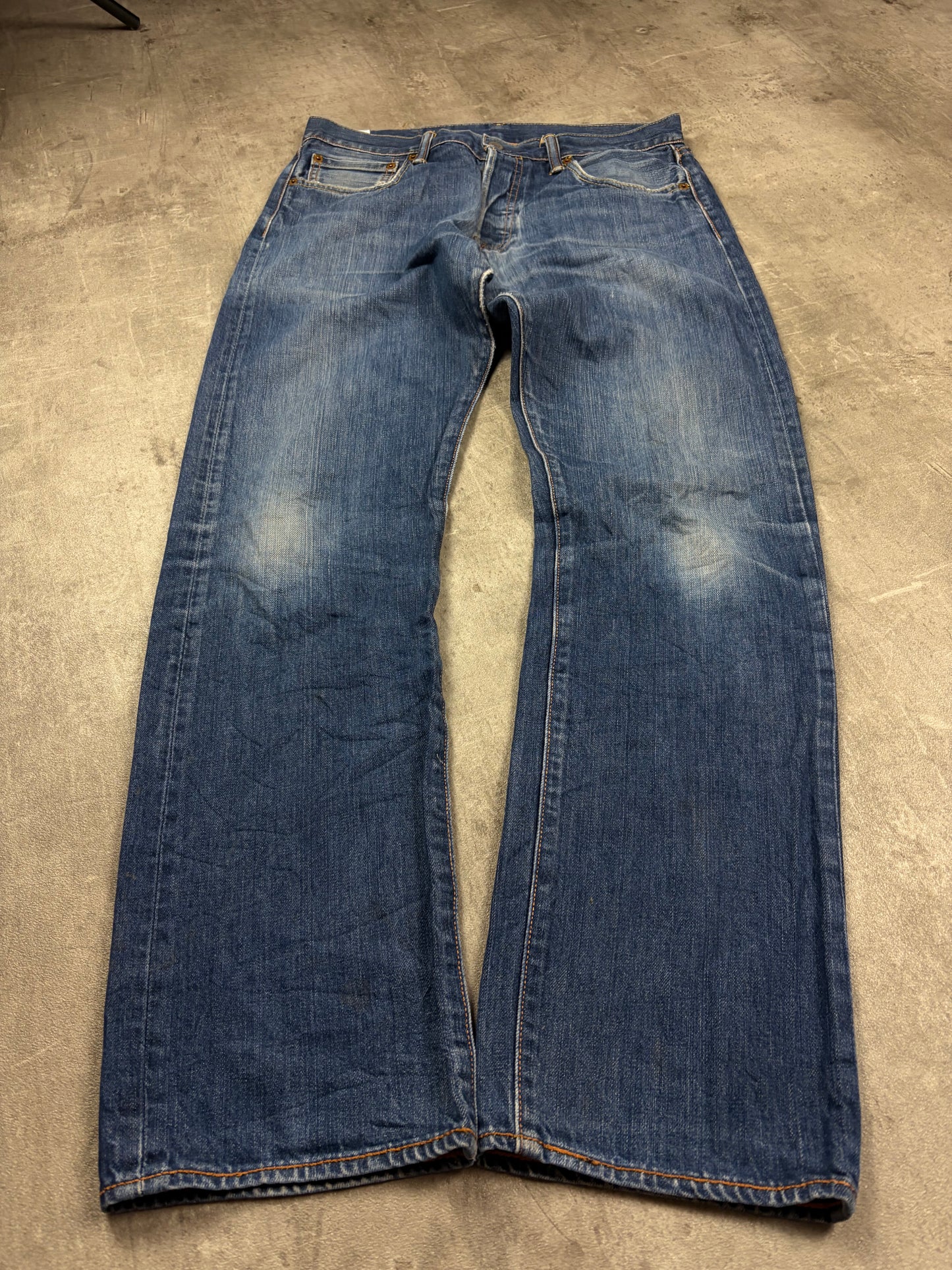 Levis 501 Herren Jeans Straight Bootcut Retro Look