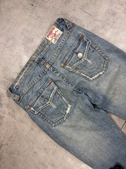 True Religion Y2K Flared Jeans Vintage